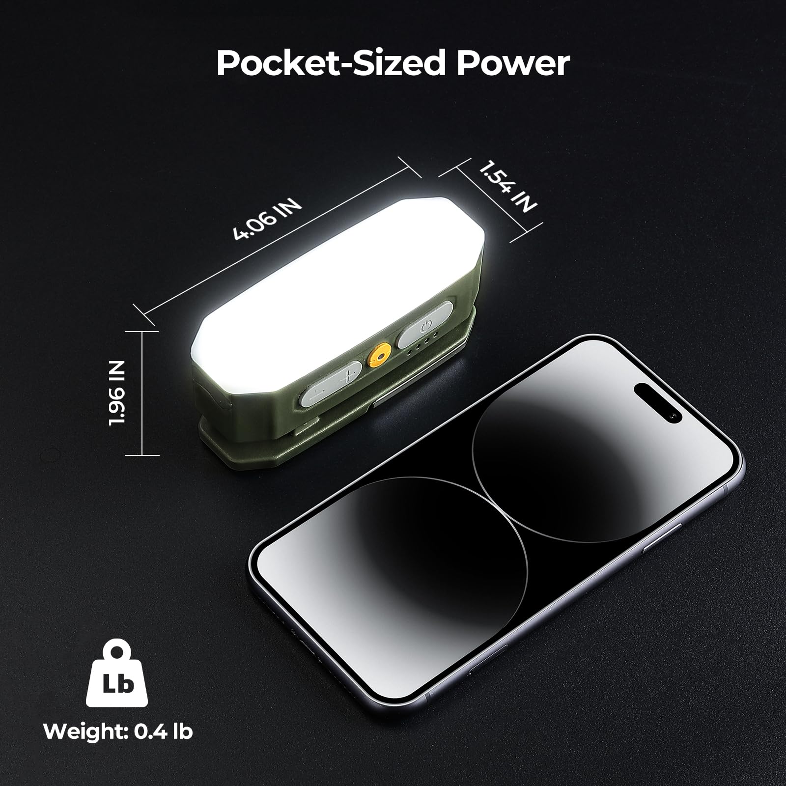BougeRV Movable Area Light, Rechargeable Camping Lantern, 3200mAh Portable Camping Light, IP65 Waterproof, Camp Lamp for Tent, P