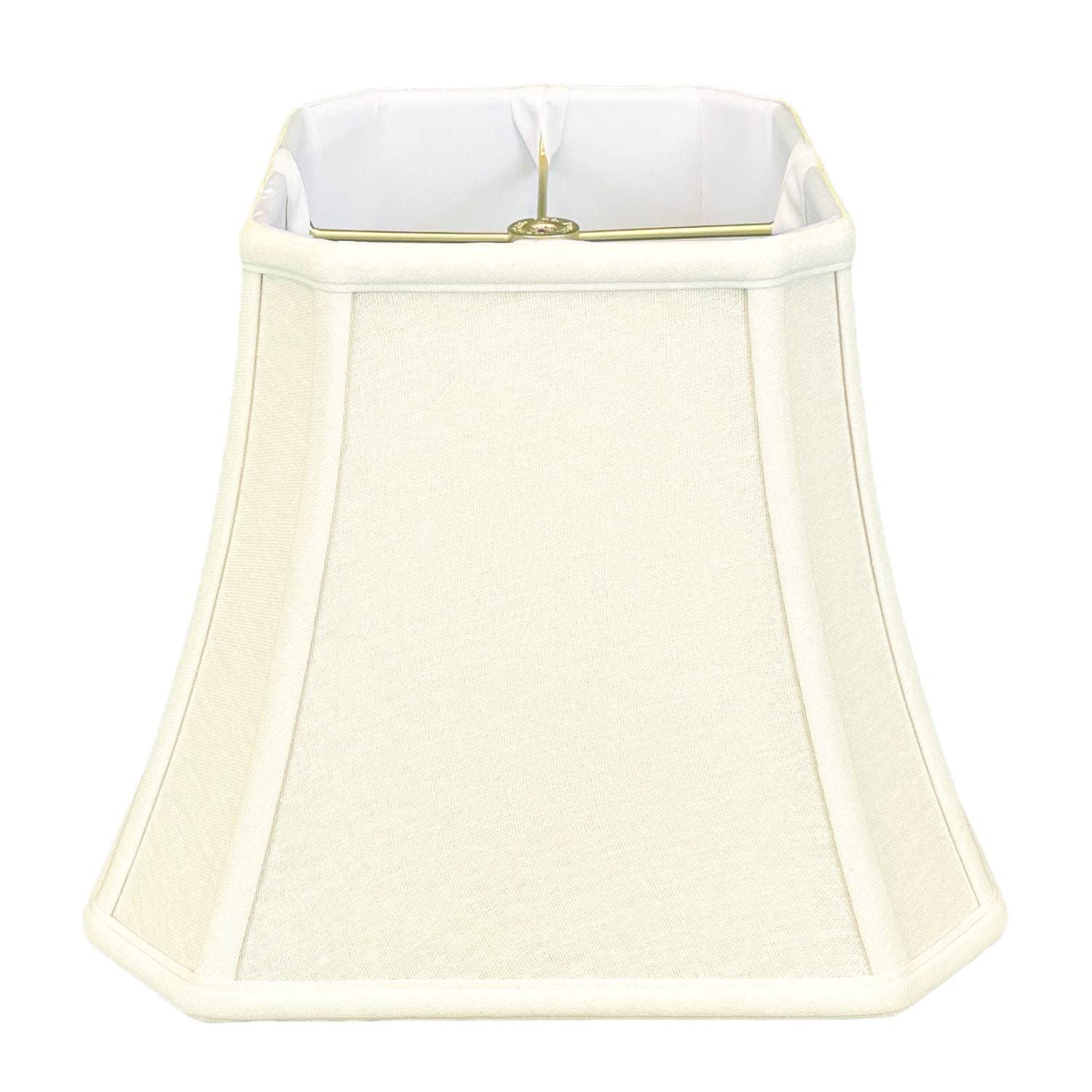 Royal Designs, Inc. BS-705-14EG Square Cut Corner Bell Basic Lamp Shade, 8 x 14 x 11.25, Eggshell