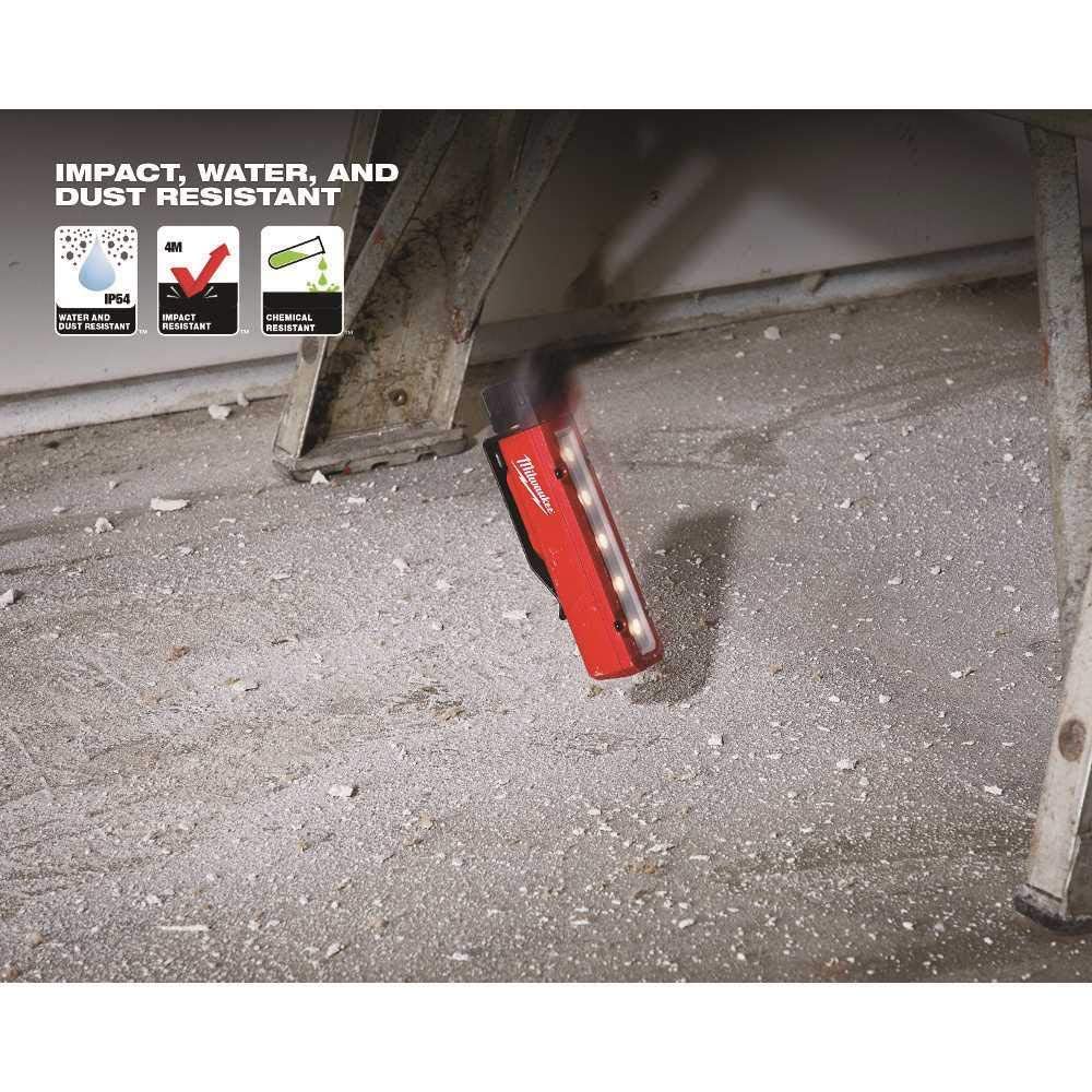 Milwaukee 2108 LED Magnetic Flood Light - 300 Lumens, White Metal Construction
