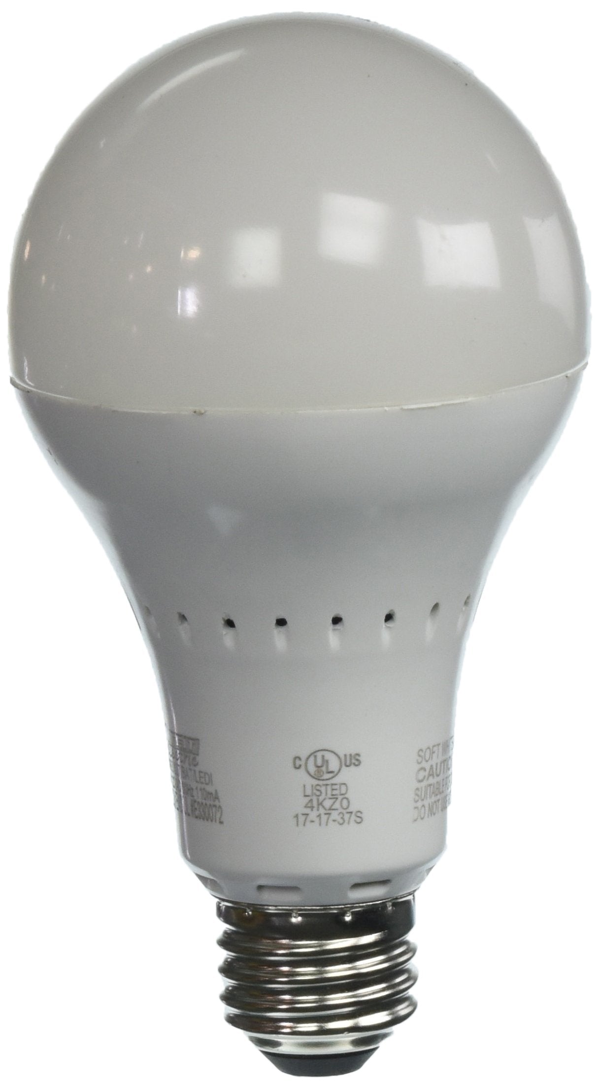 Feit Electric IntelliBulb LED Bulb, Soft White 40W Equivalent, Battery Backup, 1 Count, Model A800/827/BAT/LEDI