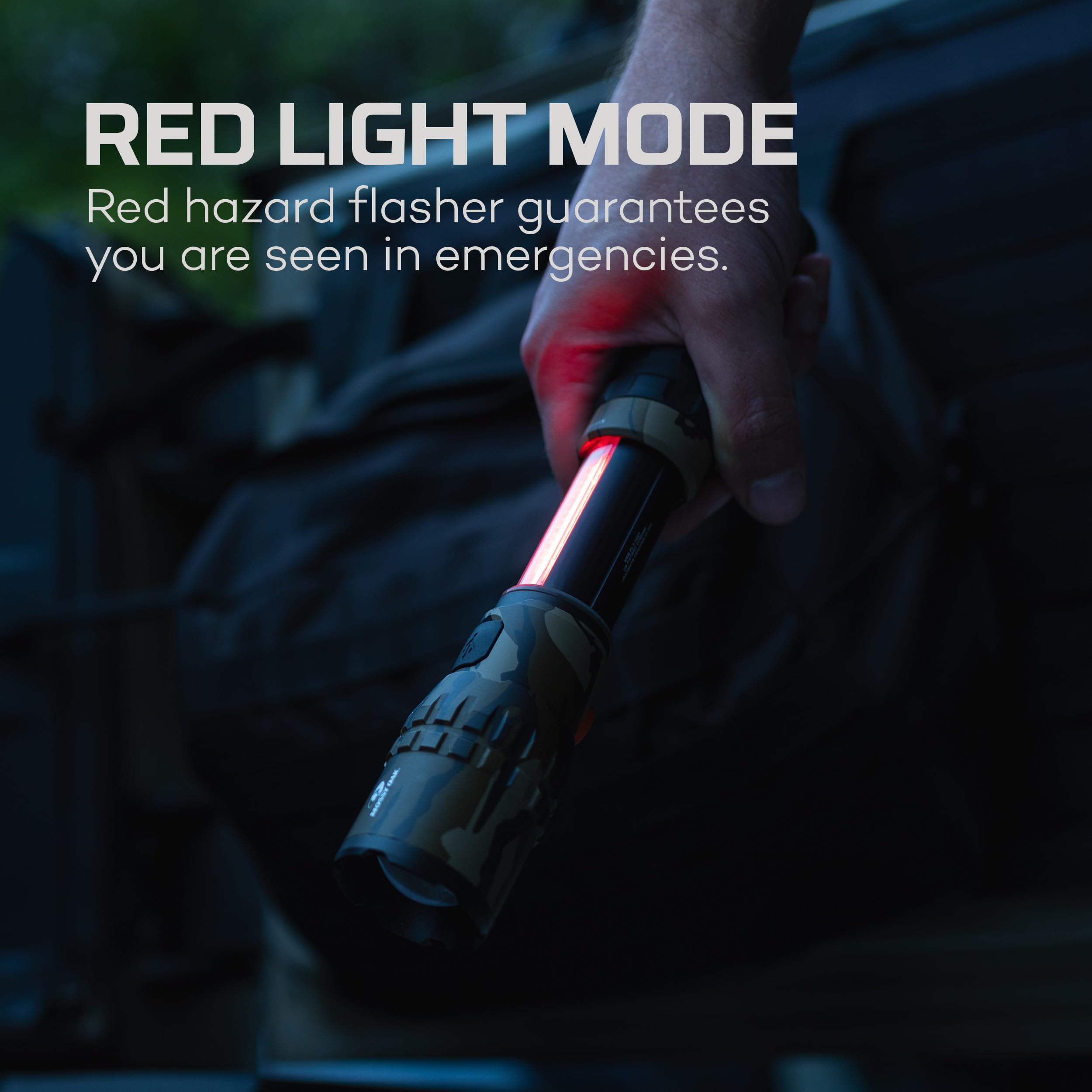 NEBO SLYDE KING Flashlight - High Lumens, Rechargeable, Waterproof, Magnetic Base, Camo, One Size, Model NEB-FLT-1021