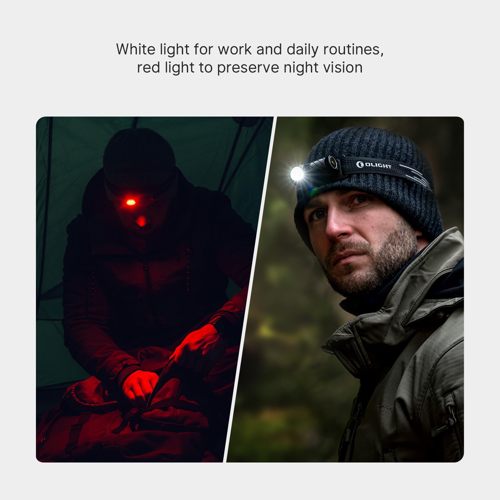 OLIGHT Perun 3 Mini Headlamp 1250 Lumens Rechargeable with Type-C Charging Box, Black, Model O-PERUN3MINIKIT-BK-300000