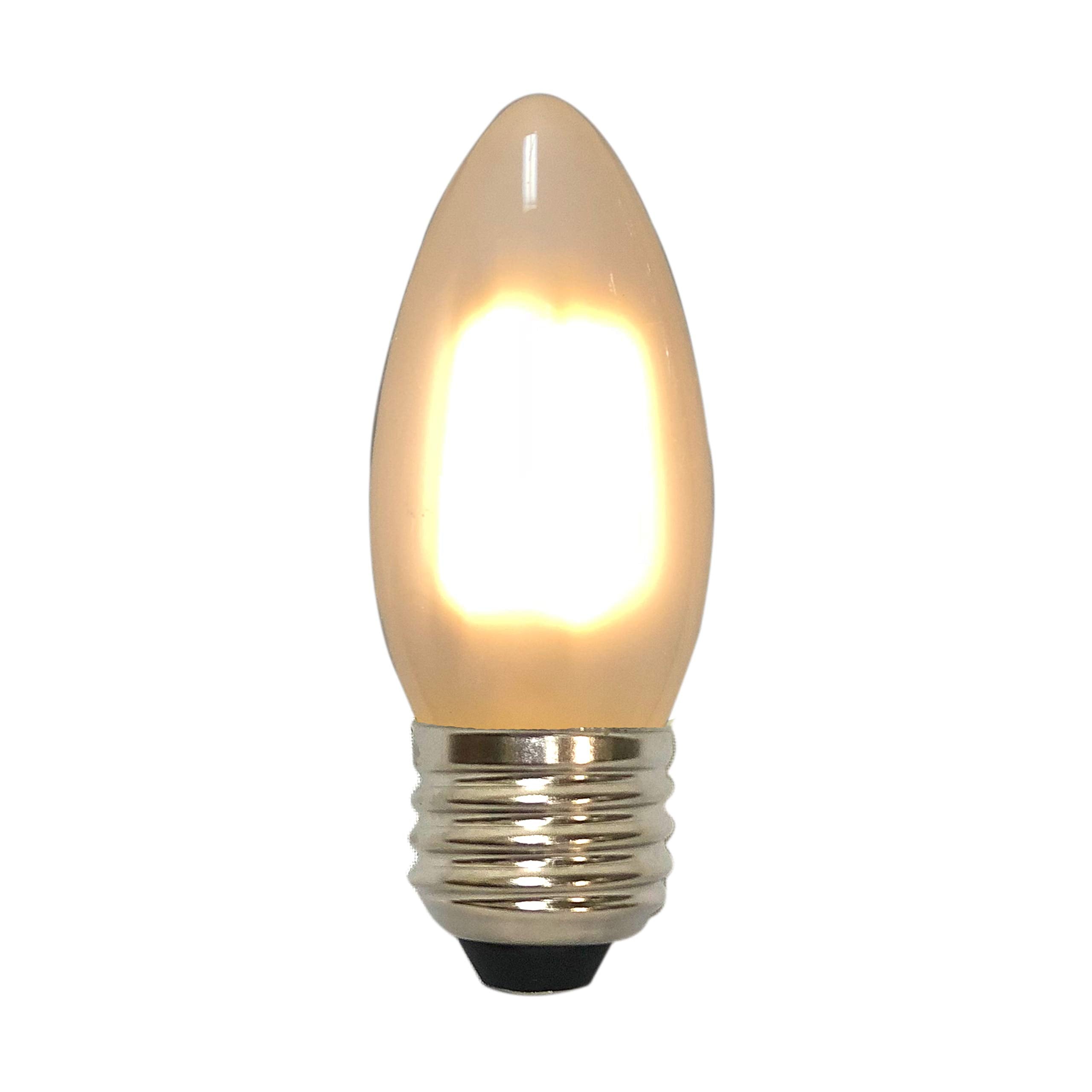 Royal Designs, Inc Lb-1501-6 Lb-1501-6 Vintage Dimmable Edison Light Bulb, C6/E26, Frosted, 6 Count