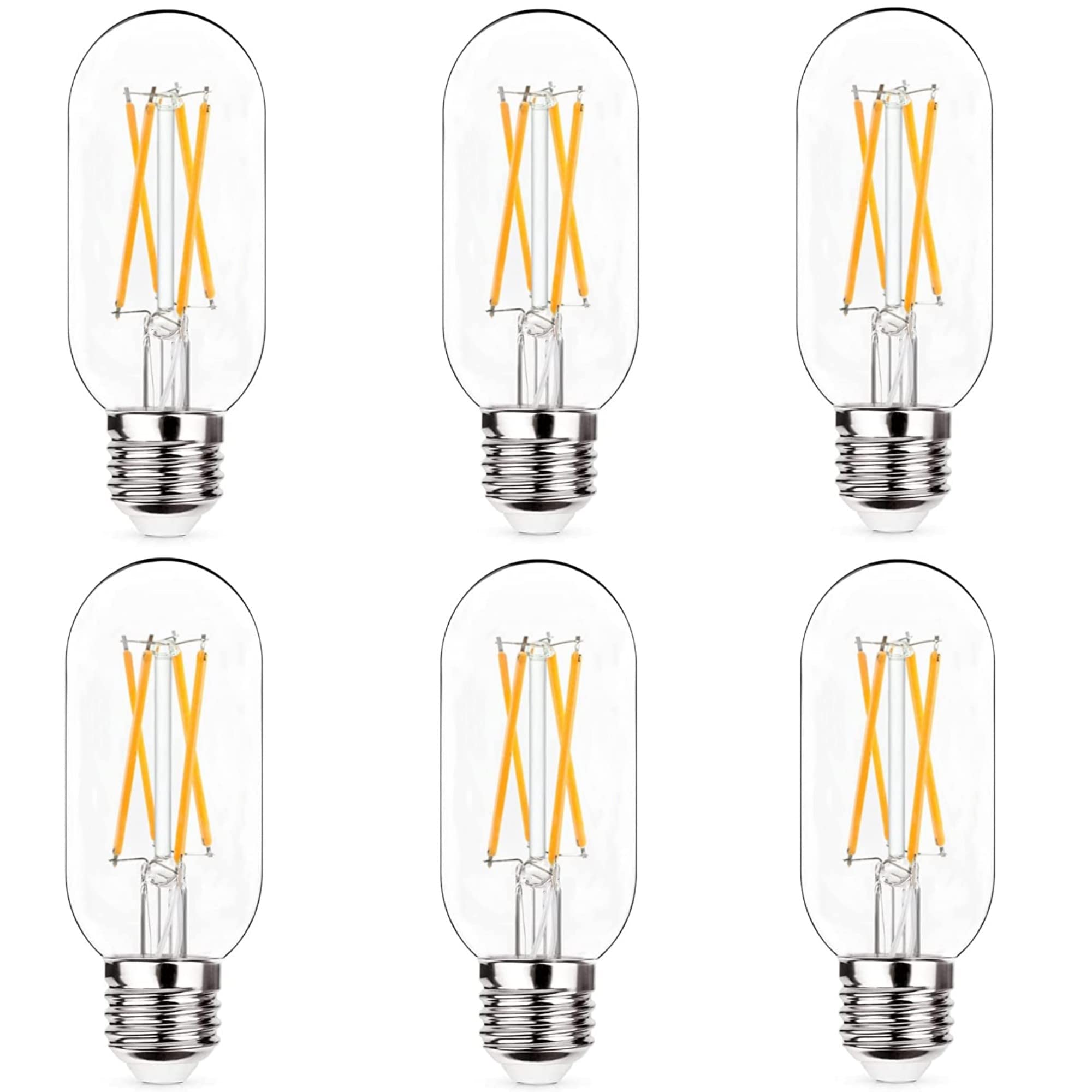 NOTOC Dimmable E26 LED Light Bulb 6W, Equivalent to 60W, 600 Lumens, 4000K Daylight, Pack of 6