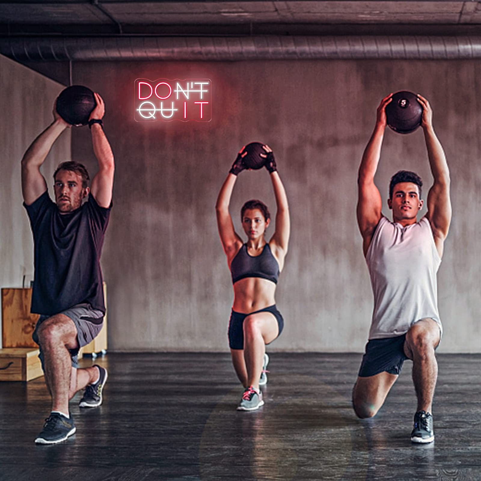 Yikbik Don'T Quit Neon Sign For Wall Decor, Do It Neon Lights Party Decorations, Usb Powered Switch Led Neon Lights Adjustable F