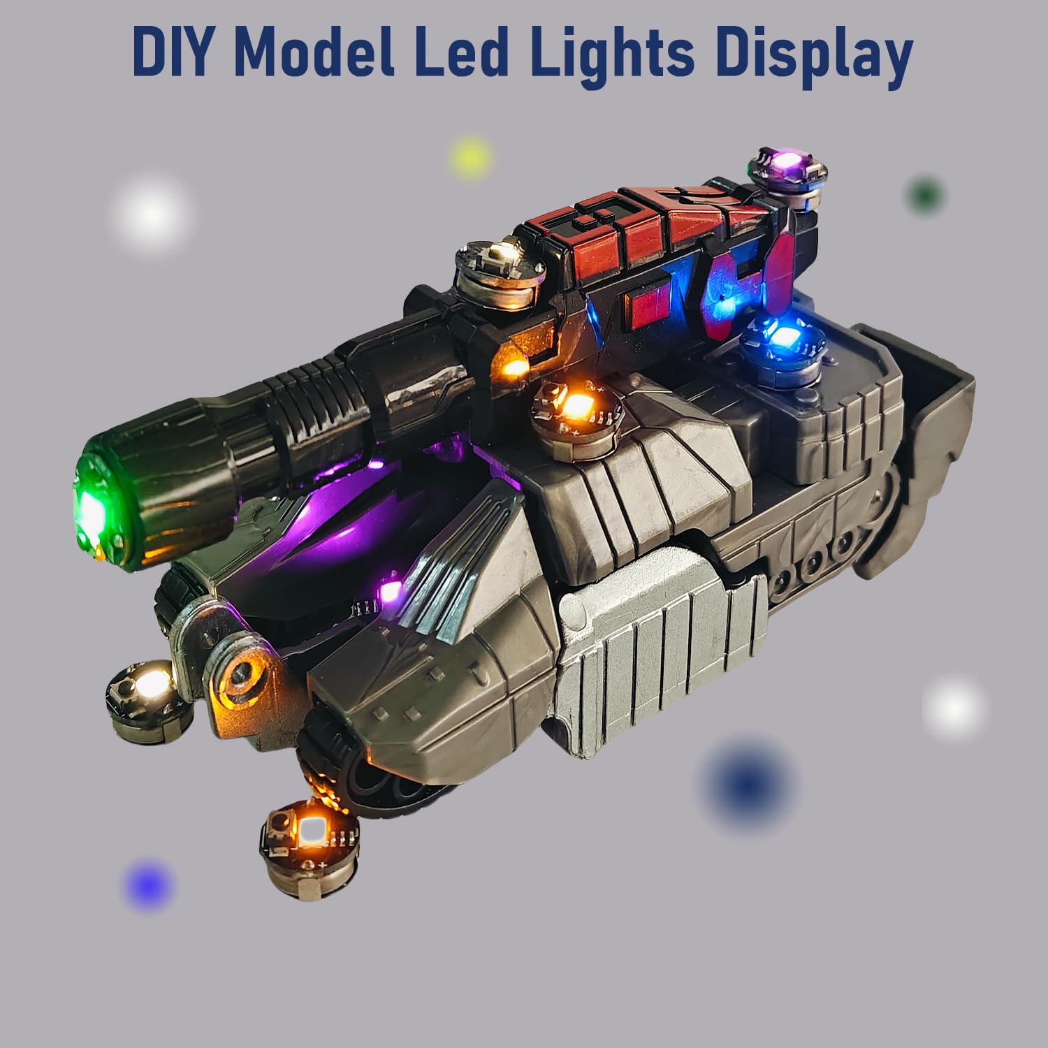 BTBEMO Wireless LED Lights for Action Figures & Model Kits - 10PCS Colorful High Brightness Wireless Display Lighting for Gundam