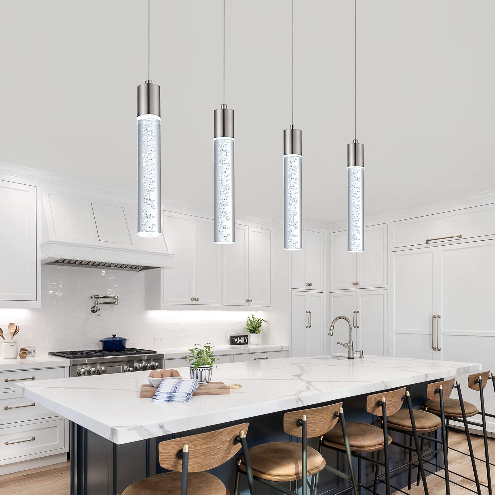 votag Mini Pendant Light 3-Pack Satin Nickel Aluminum Model A174