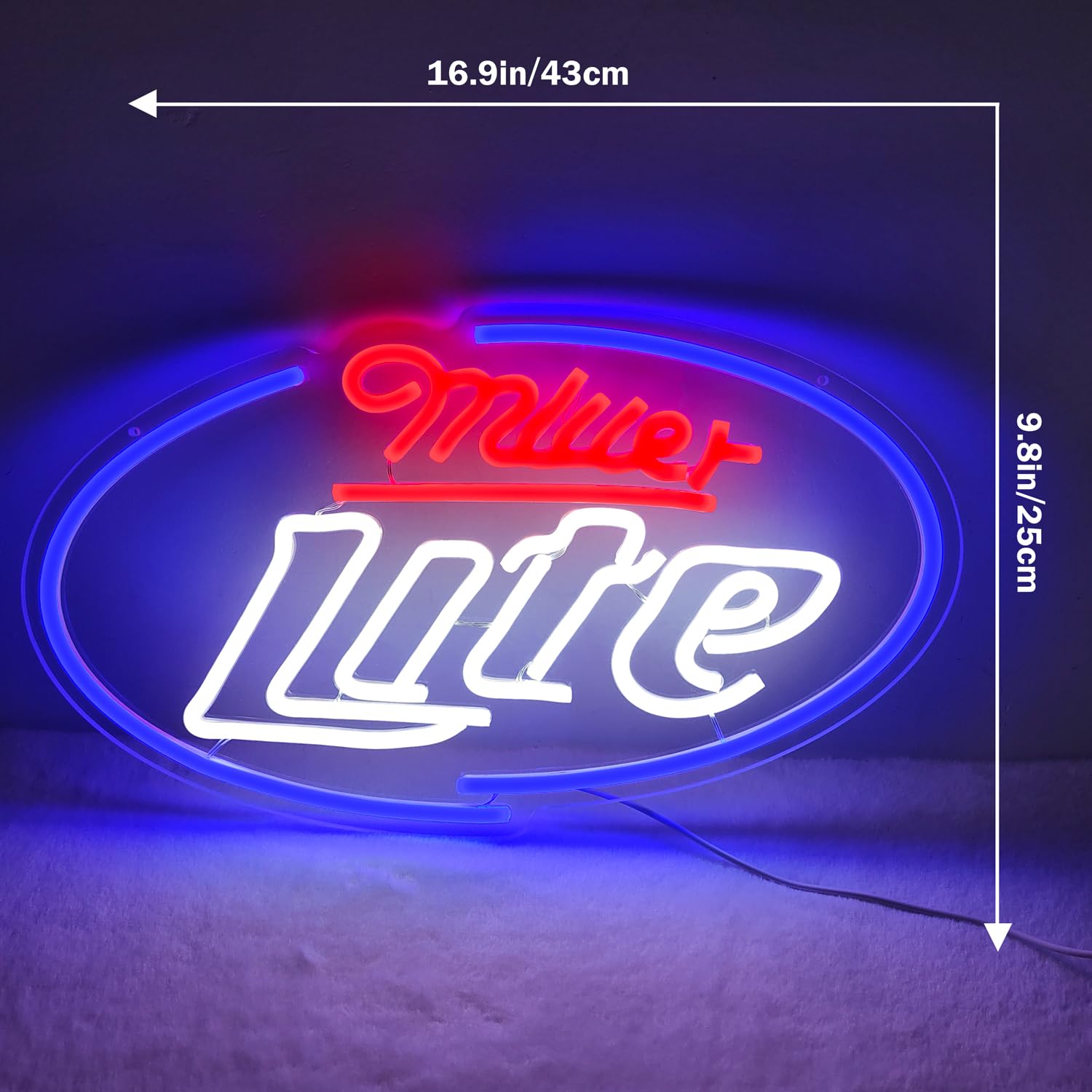 Beer Neon Sign Beer Neon Lights Led Signs For Wall Light Up Signs For Man Cave Pub Home Party Bedroom Neon Bar Sign Wall Art Decor