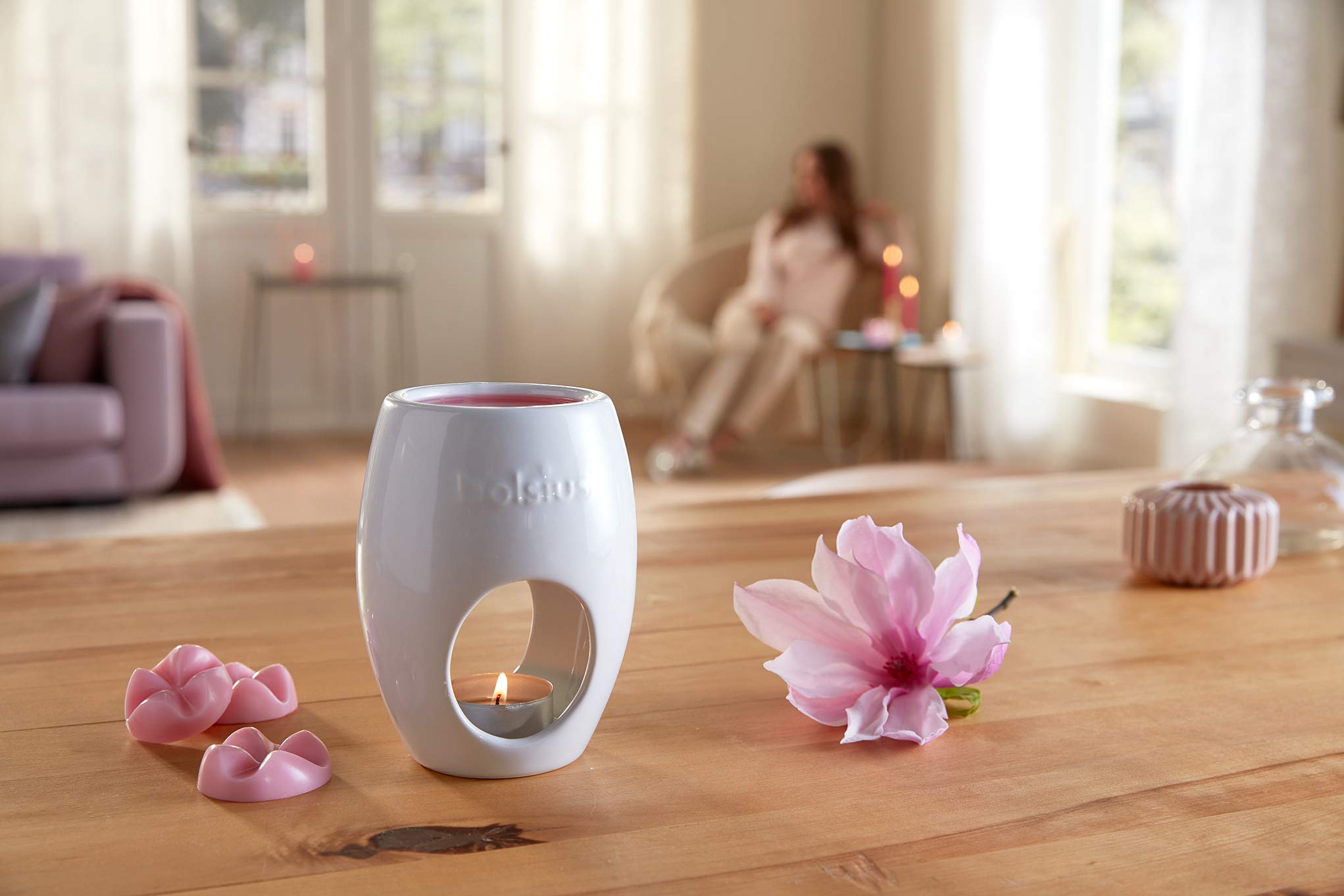 Bolsius Fragrance lamp, Wax, White, 3 x 3,5 cm