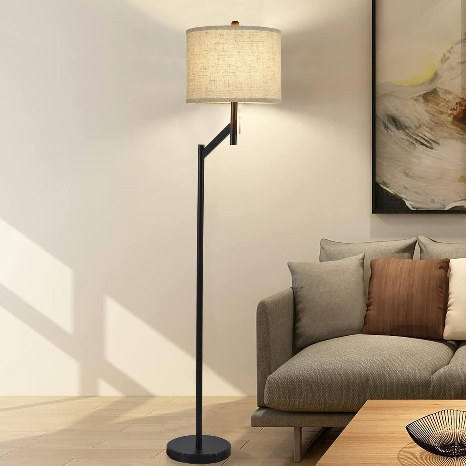 Set Of 2 Drum Lamp Shade 13'' Top X 13'' Bottom X 10'' High (Spider) Oatmeal Warm Color For Table Lamps & Floor Lamps Replacemen