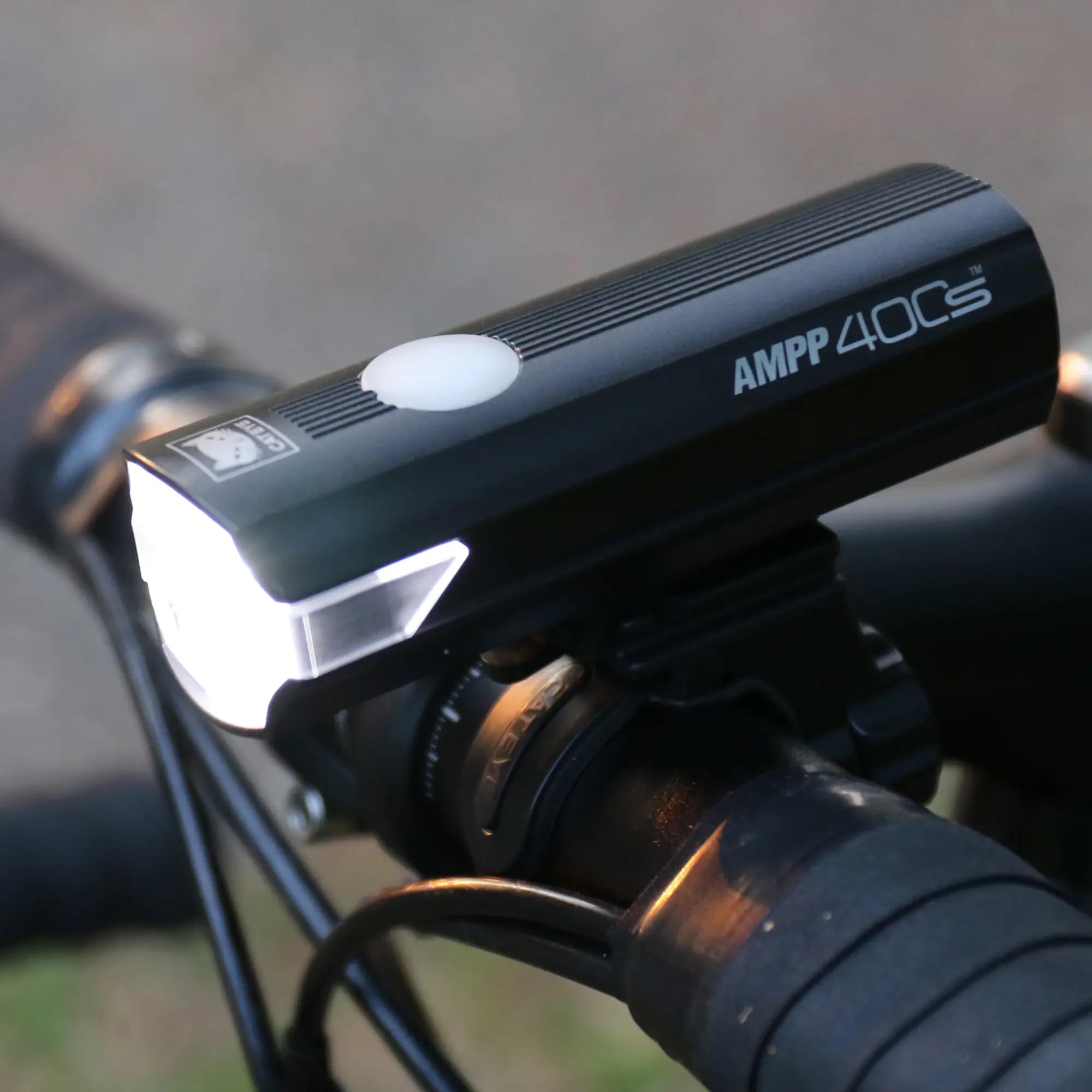 Cateye - Ampp Usb Rechargeable Bike Headlight (Ampp400S)