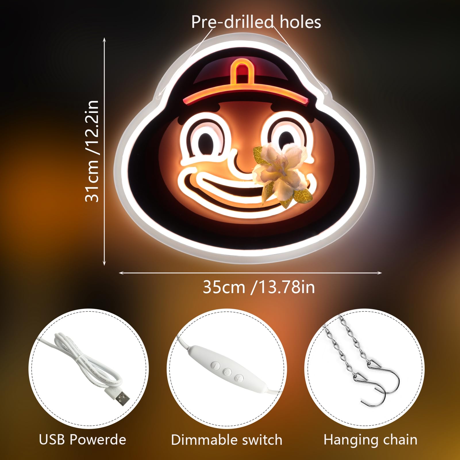 Pugna Mascot Merch Neon Signs For Wall Decor University Mascot Neon Lights For Bedroom Led Signs Suitable For Dormitory Man Cave