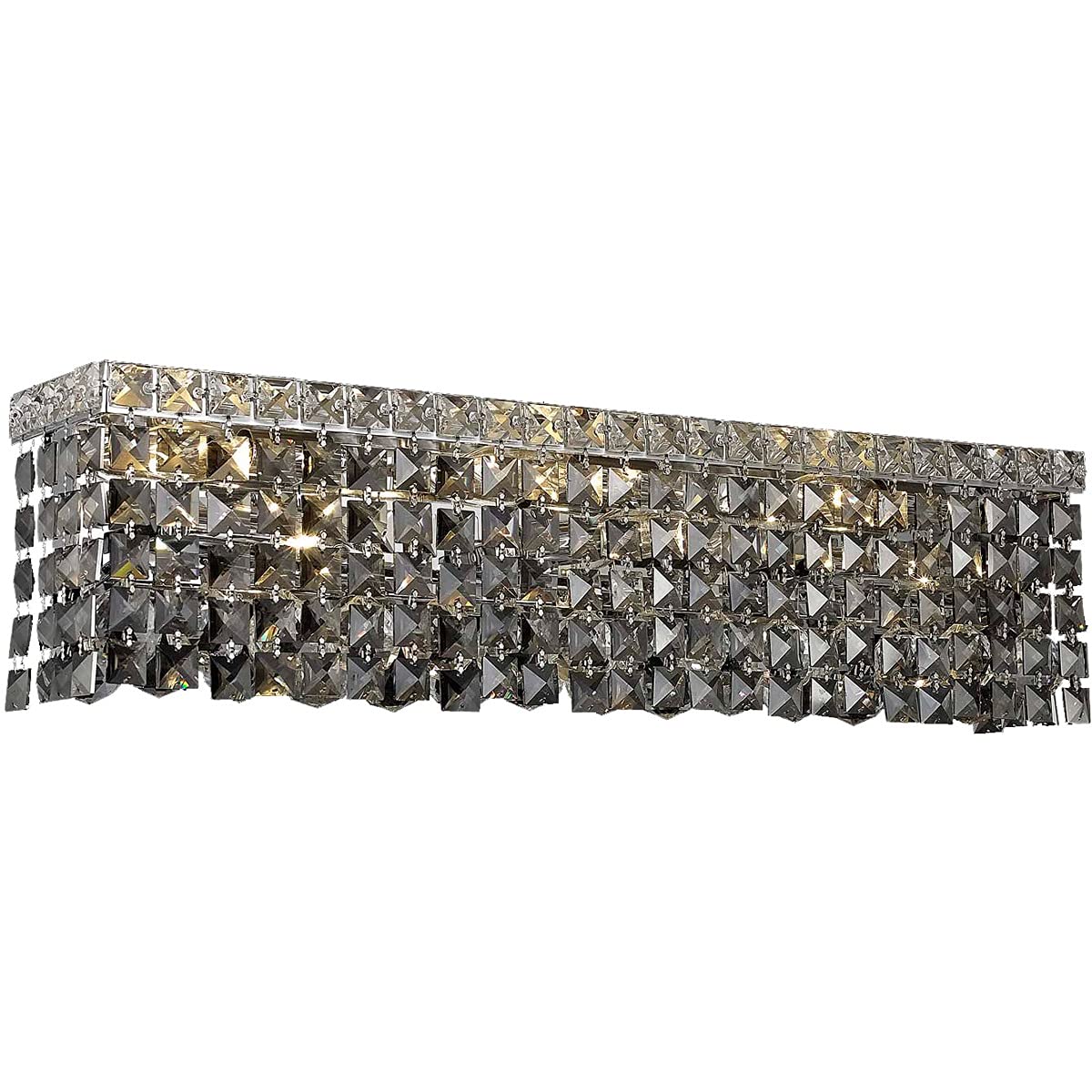 Elegant Lighting 2033W26c-SS-Rc 26 L x 45 W x 625 H in Maxim collection Wall Sconce - Royal cut- chrome Finish