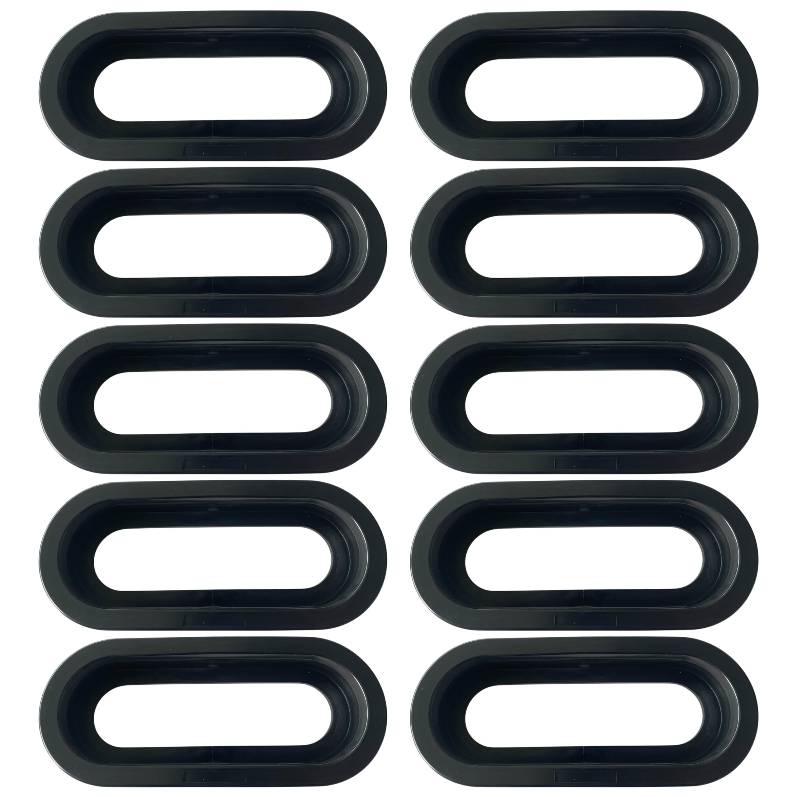 All Star Truck Parts 6 Inch Oval Rubber Grommet for Vehicle Lights Stop Turn Tail Light Covers Rings for Truck Trailer Kenworth 
