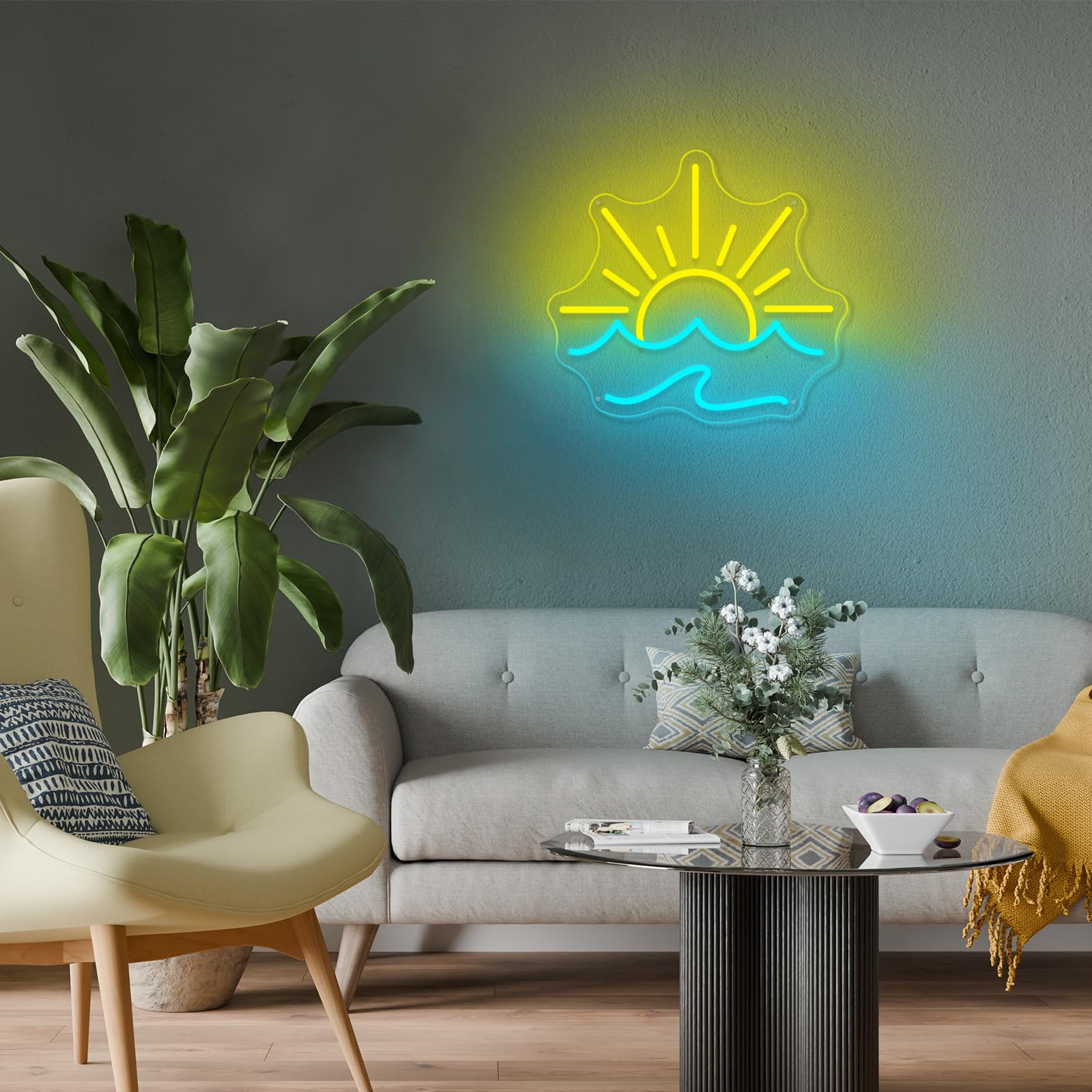 Sunrise Sunset Neon Sign Sun Wave Neon Signs For Wall Decor  Sun Night Light With Dimmable Usb Powered Led Neon Ligh Best Gifts For Kids