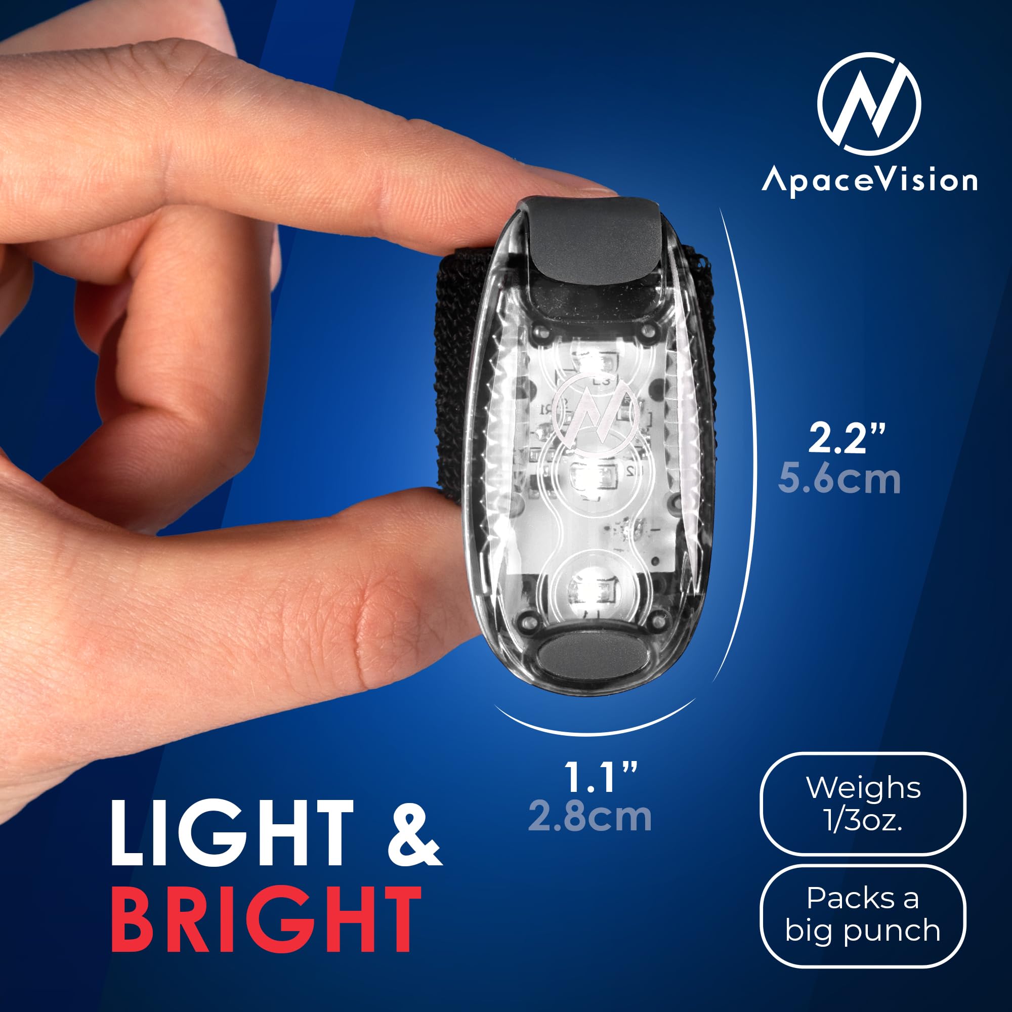 KayaLuma LED Kayak Lights (3 Pack) | Clip On IPX5 Waterproof Marine Navigation Lights for Night Kayaking, Canoeing, Boating, Fis