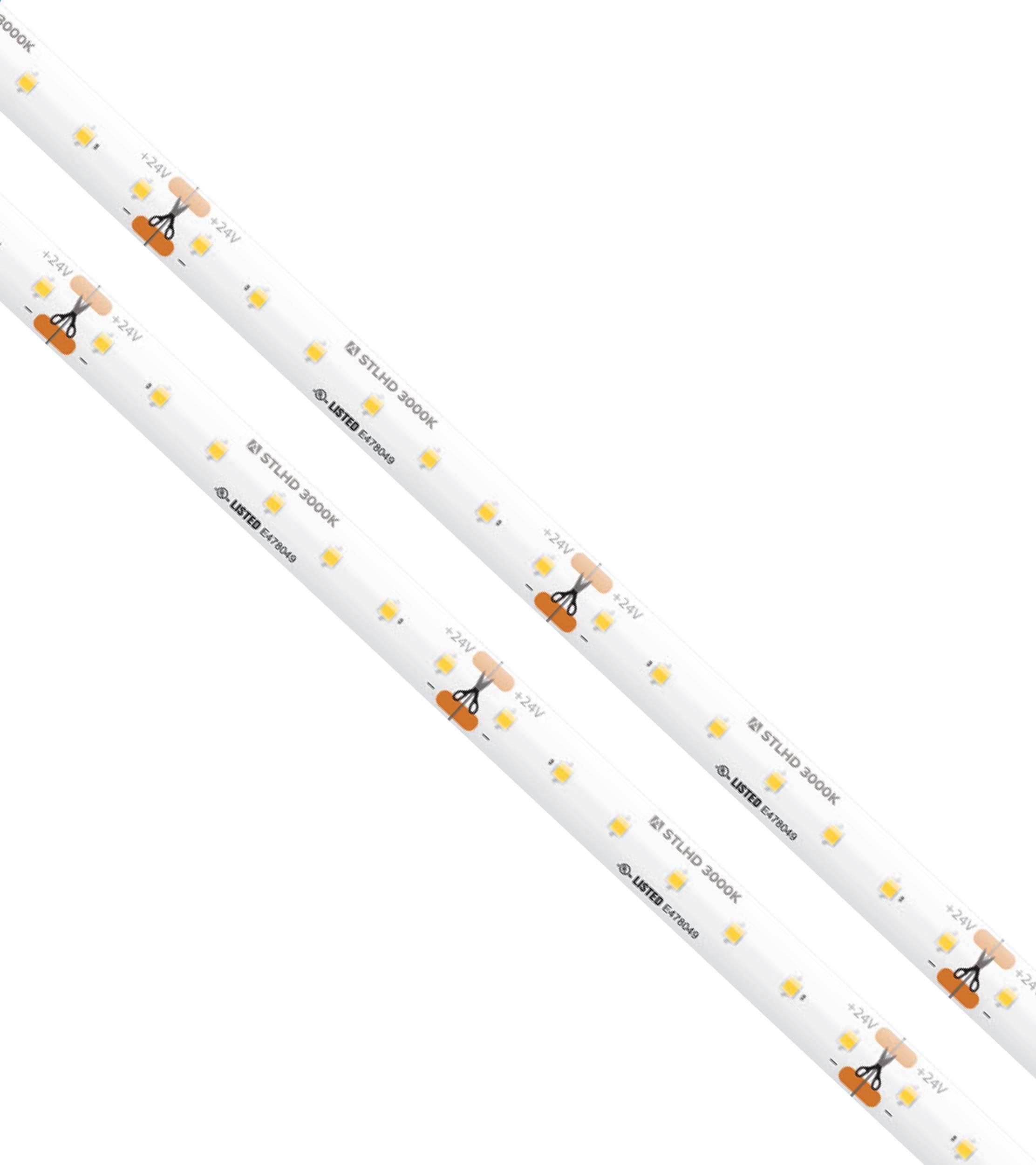 Trulux STLHD-WH-16 High-Density Tape Light Attached 3-Foot Lead Wire, White 4000K CCT, 16.4ft Reel, cULus Listed Dry Locations S