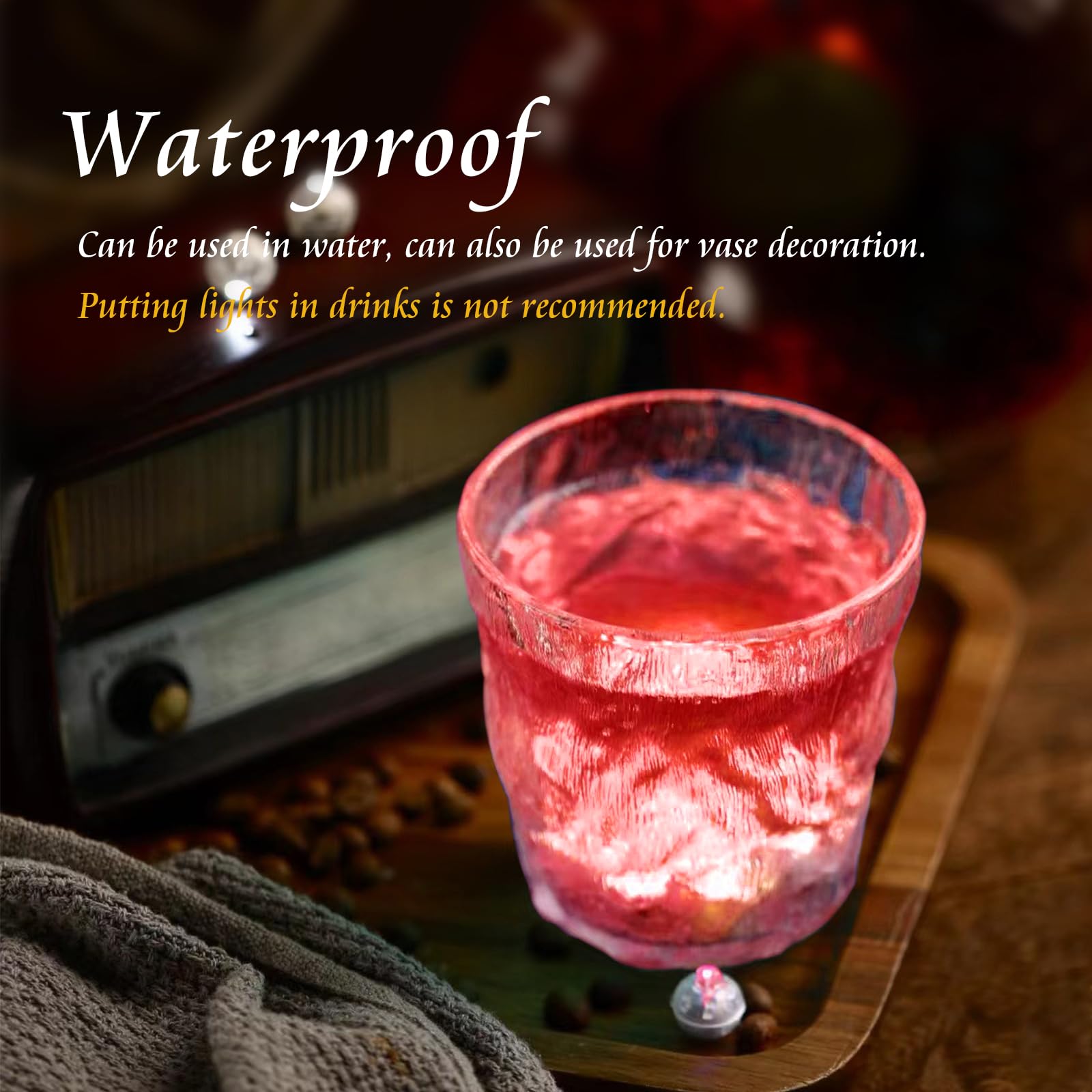 Chzk 100Pcs Balloon Lights Mini Led Lights Round Long Standby Time Multicolor Ball Light Paper Lantern Balloons Lights For Birthday Party Christmas Halloween Decoration (Red, 100 Pcs)