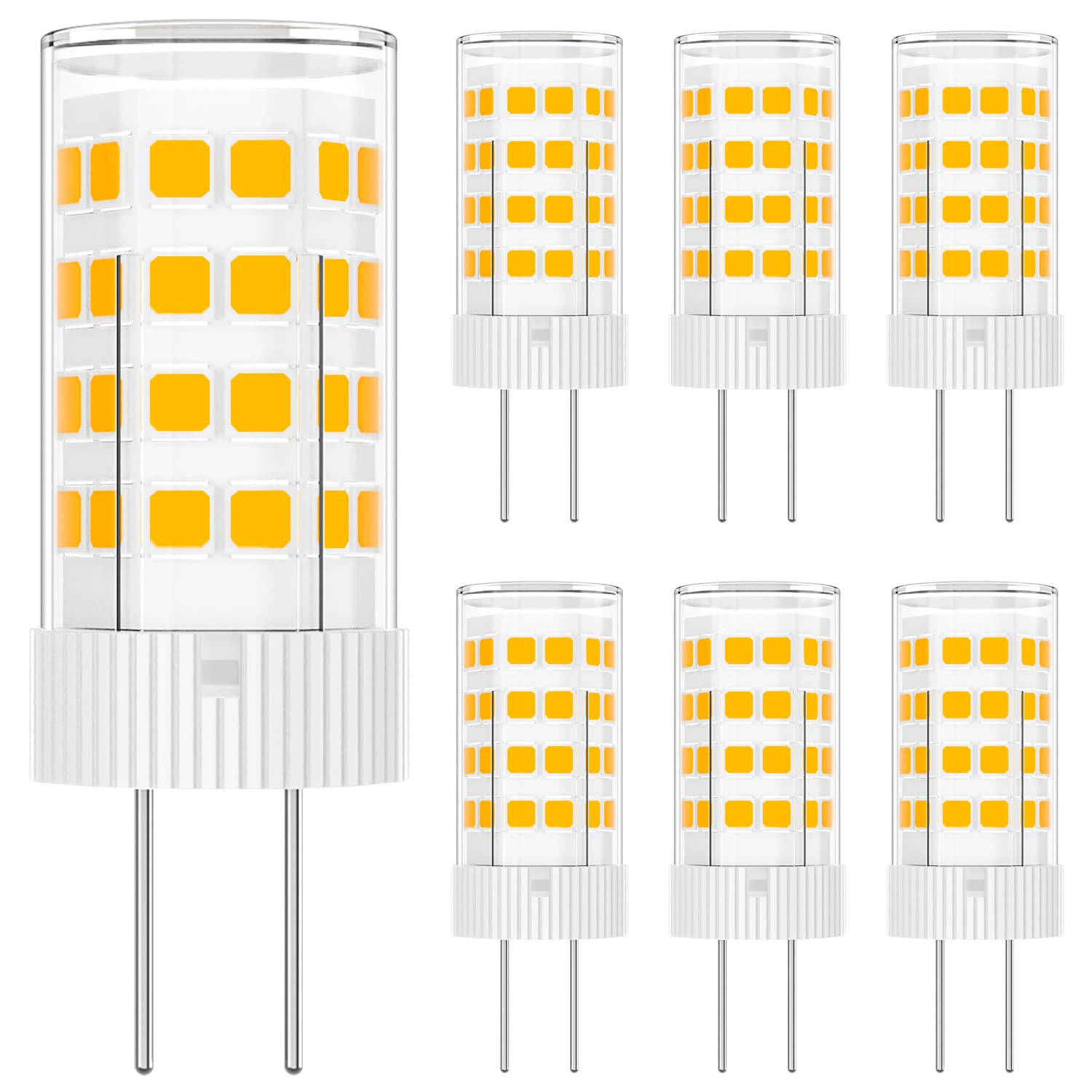 Gaormii G4 LED Bulb 5W 2700K Warm White Bi-pin T3 JC Type 12V AC/DC 20W-40W Halogen Equivalent for Outdoor Landscape Lighting De