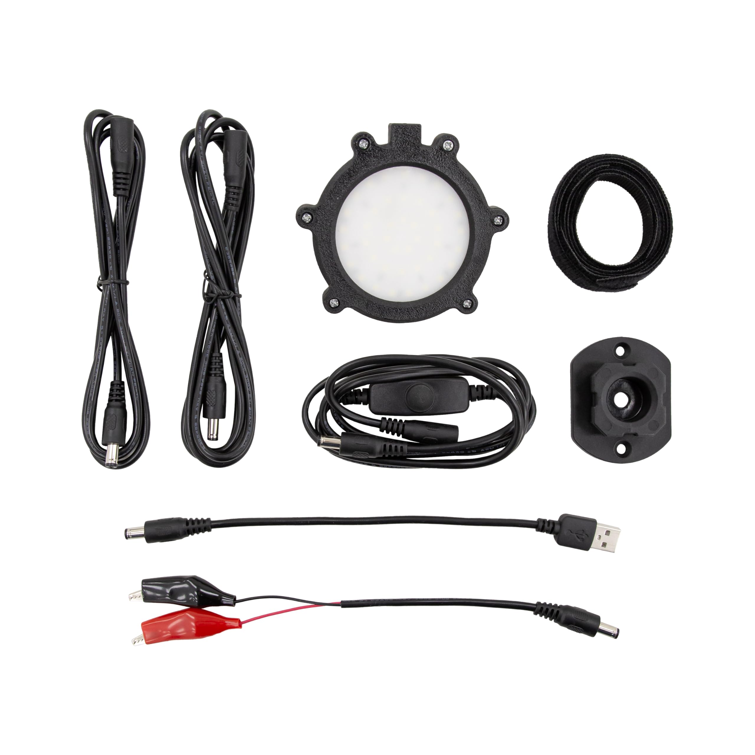 Eskimo E-Hub Shelter Light Kit, Shelters, Black, USB Type A, Alligator Clips, Locking Connection, E-Hub System, 44834