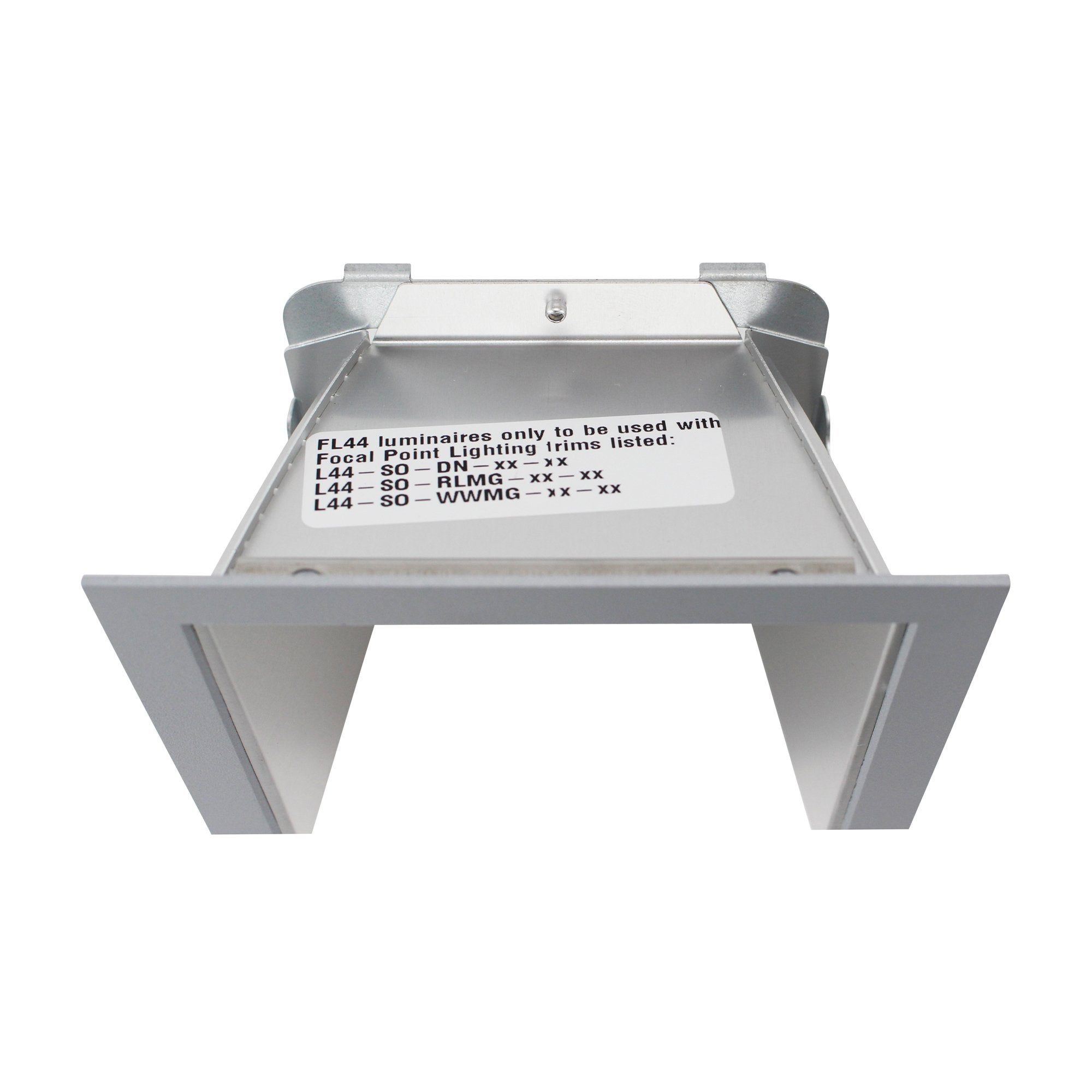 Focal Point L44-Sq-Dn-Cd-Ts Id Series Recessed Lighting, Led Square Downlight Trim, 4.5&quot;, Titanium