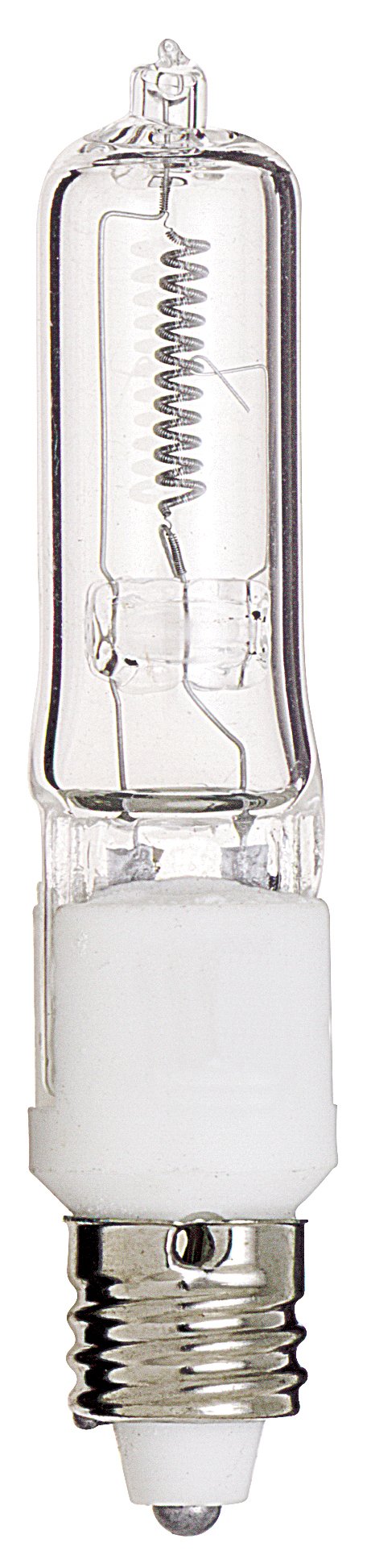 Satco S3198 130V 50-Watt T4 E11 Base Light Bulb, Clear
