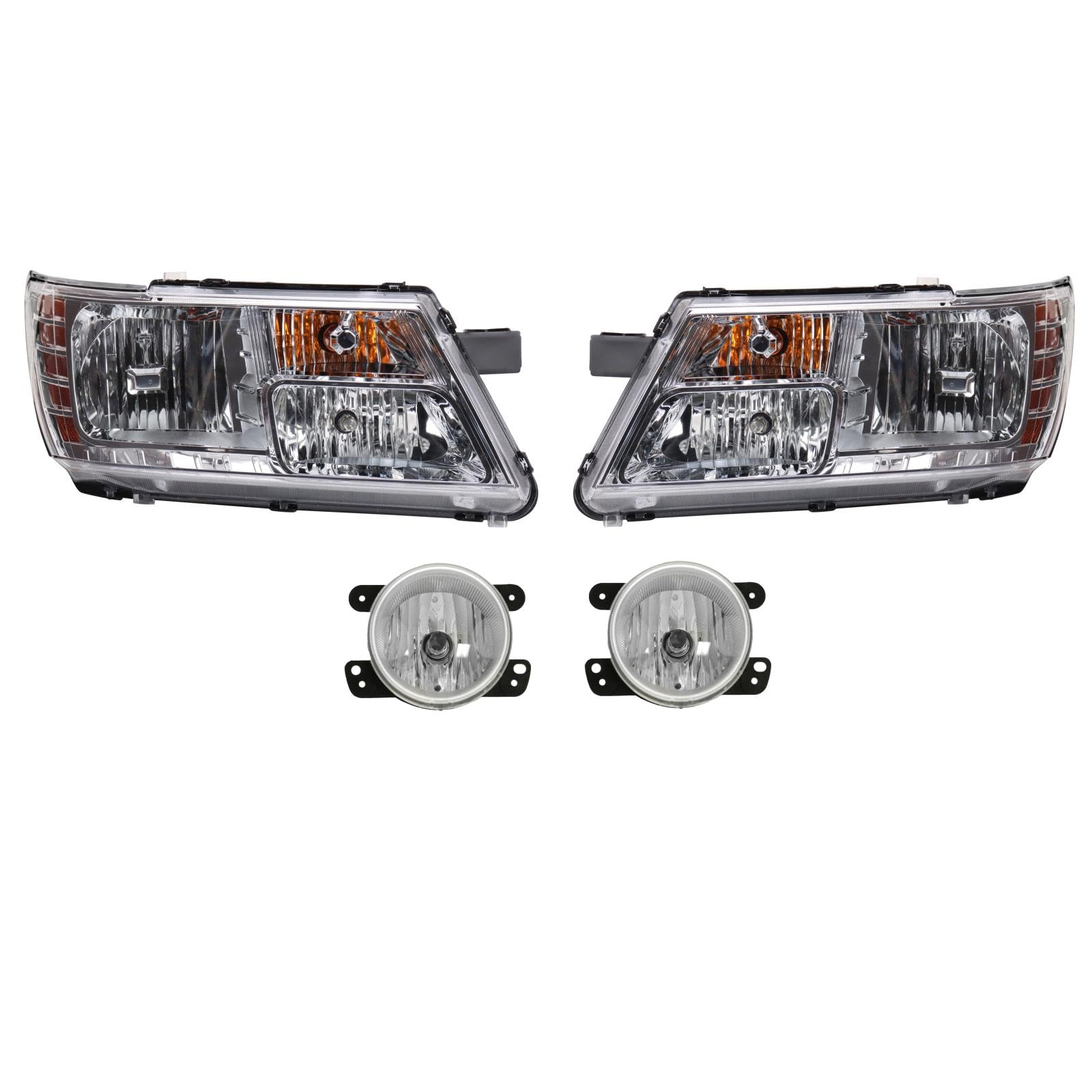 Trq Lighting Kit Ch2502222 Ch2503222 Ch2590109 Compatible With 2009 Dodge Journey