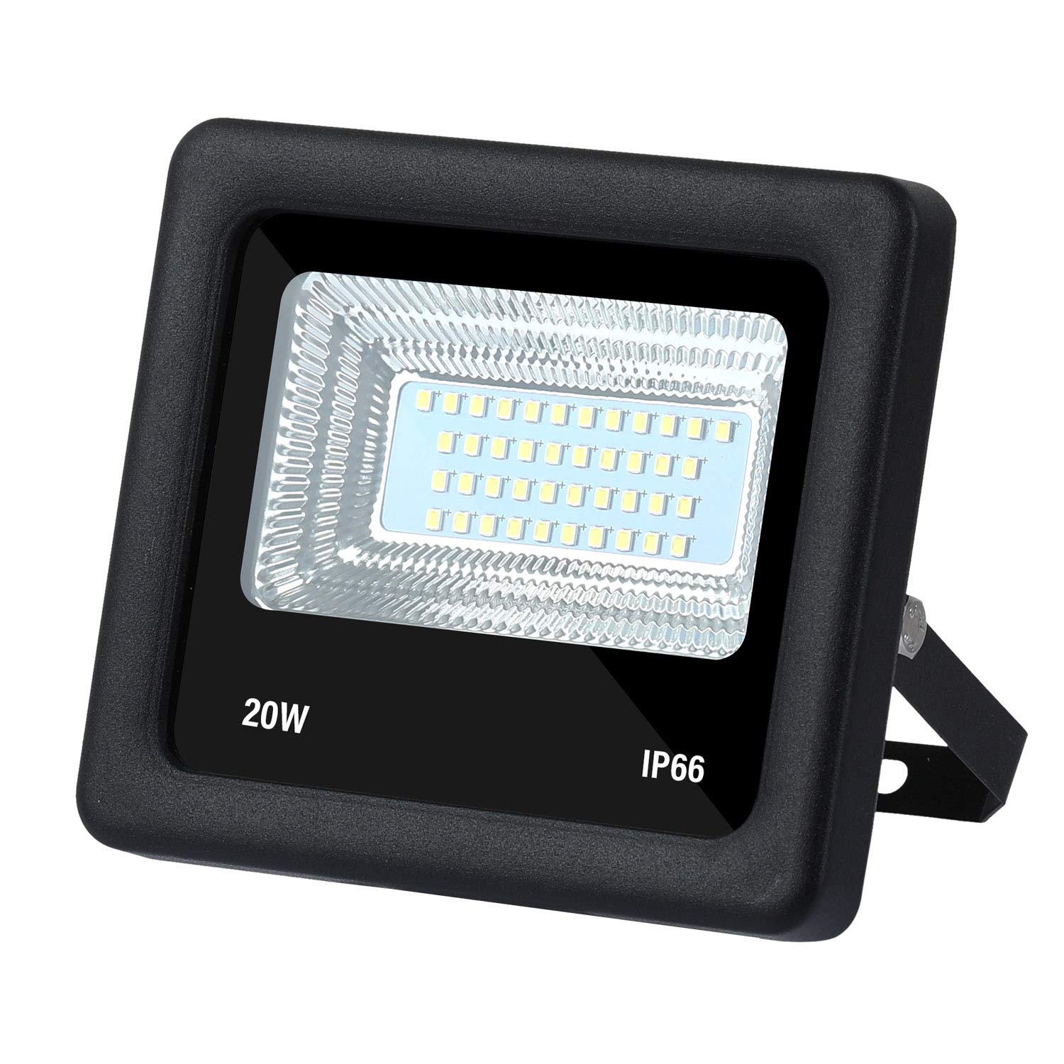 Q Qingchen 2 Pcs 20W Dc 12V Led Flood Light 1800Lm Ip65 Waterproof Cool White Outdoor