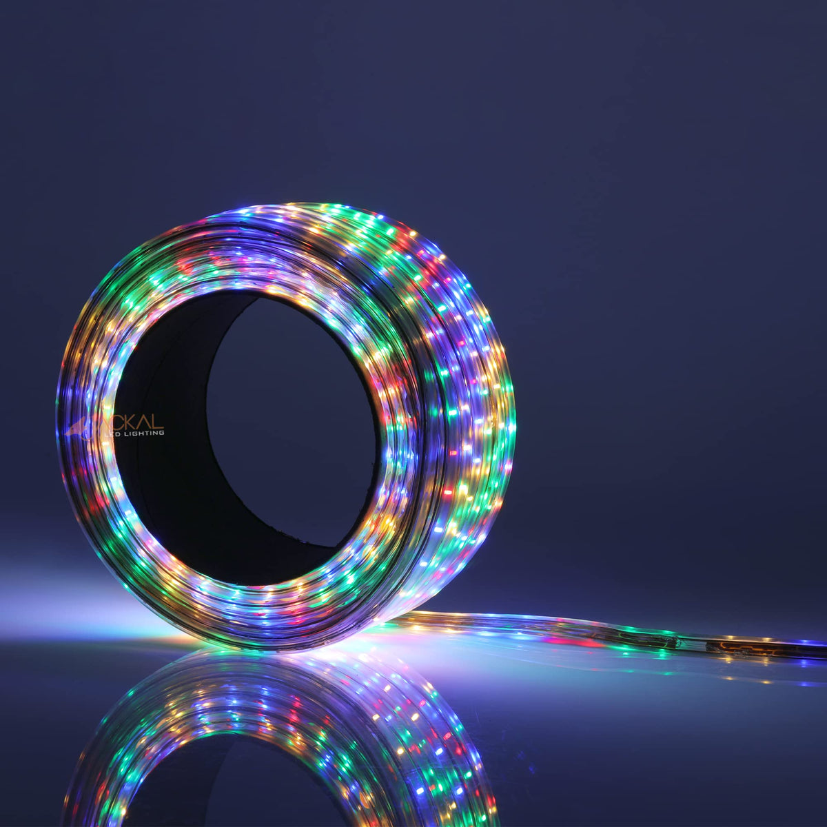 JACKAL 30 Meter Multi Colour Waterproof LED Strip Rope Light/Pipe Light with Adapter & Short Circuit Resistant Connector | Perfe