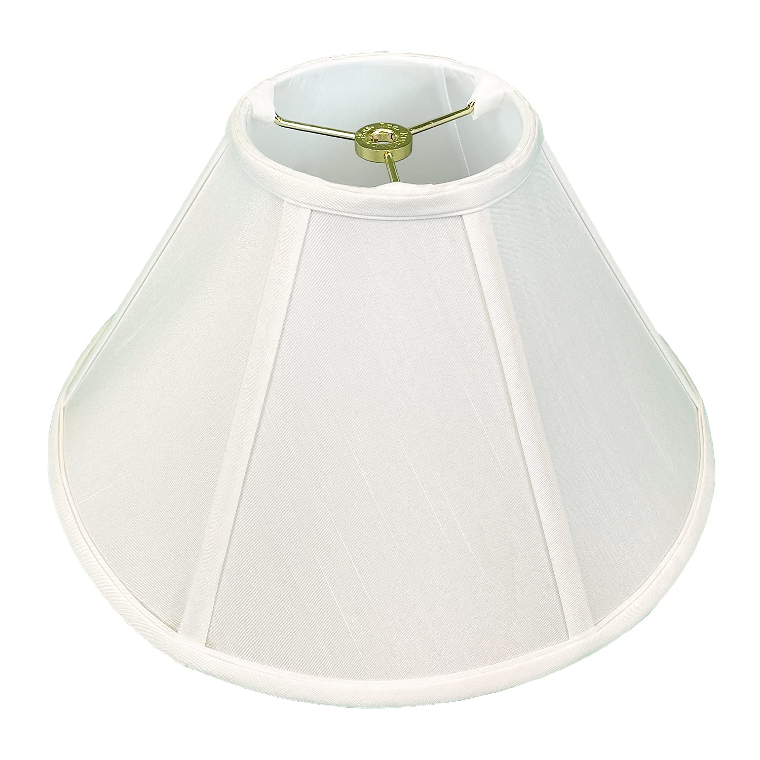 Royal Designs, Inc. Empire Lamp Shade, Fabric, 6 x 16 x 10, White, Model BS-706-16WH