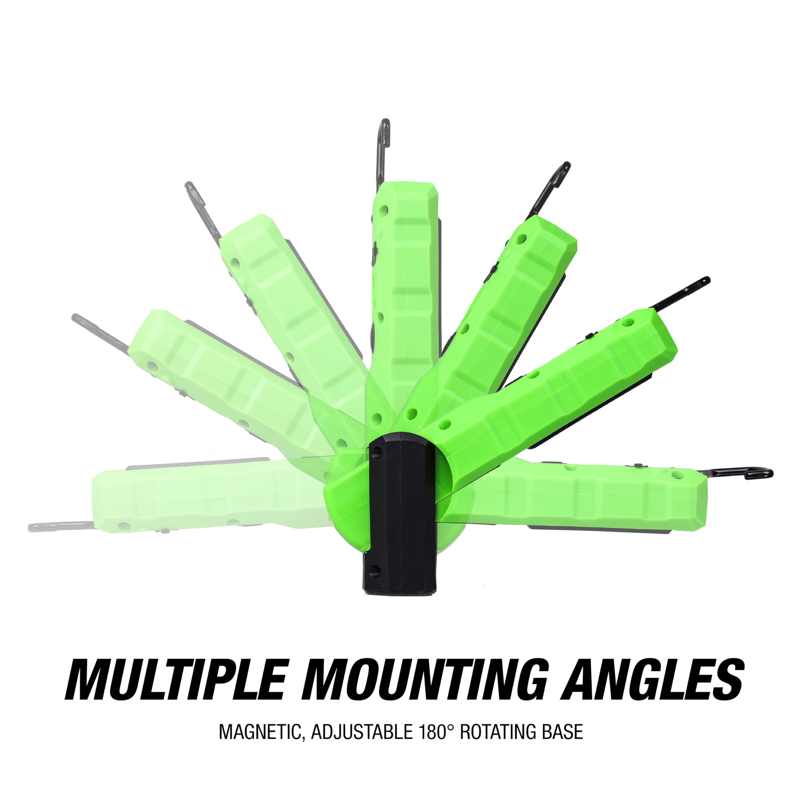 Oemtools 32126 Dual Mode 7'' Led Work Light, 600Lm Led Flashlight, Magnetic Base, Rechargeable With Usb Cable, Adjustable Bright