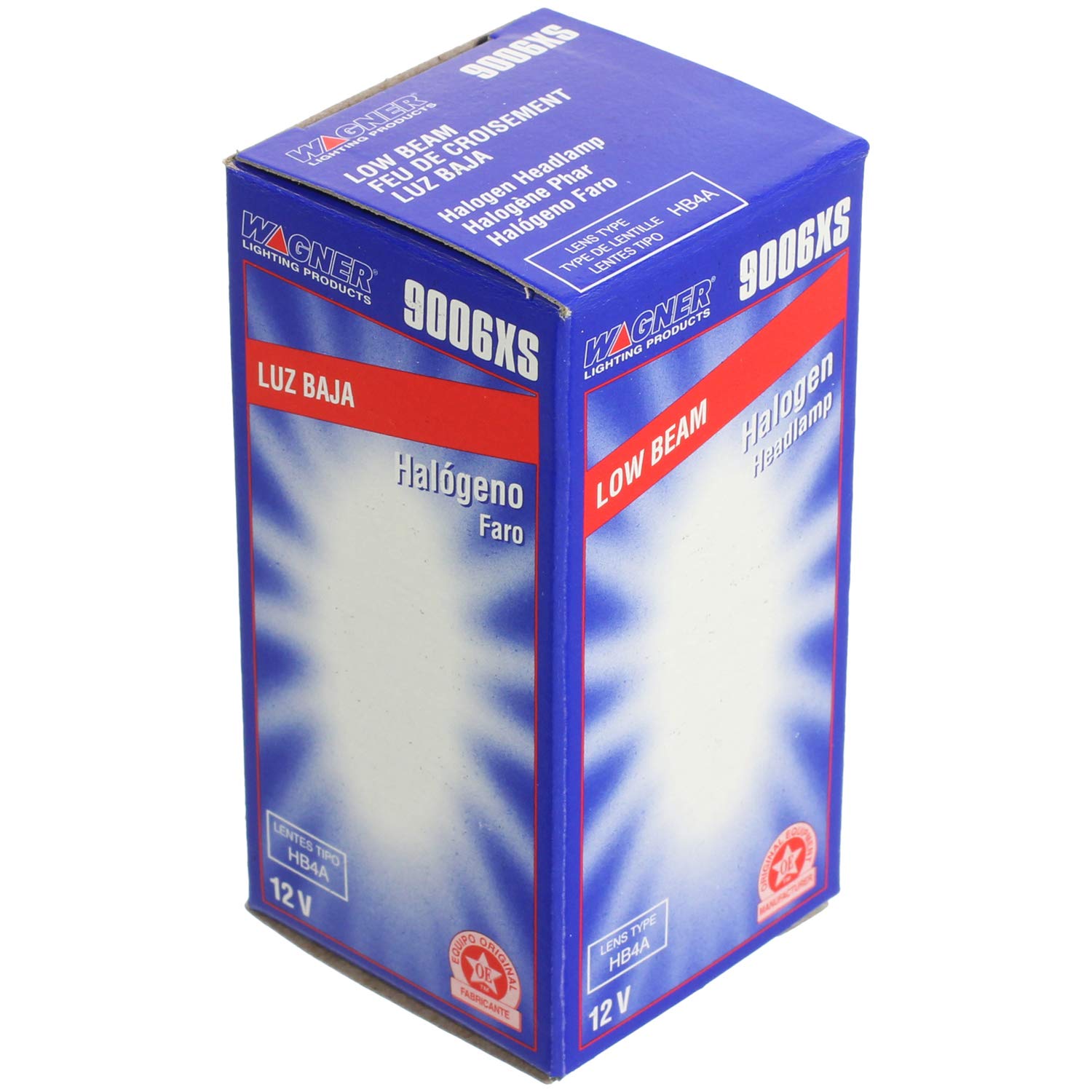 Wagner 9006XS Multi-Purpose Light Bulb, Glass, One Size, Factory Color, Box of 1