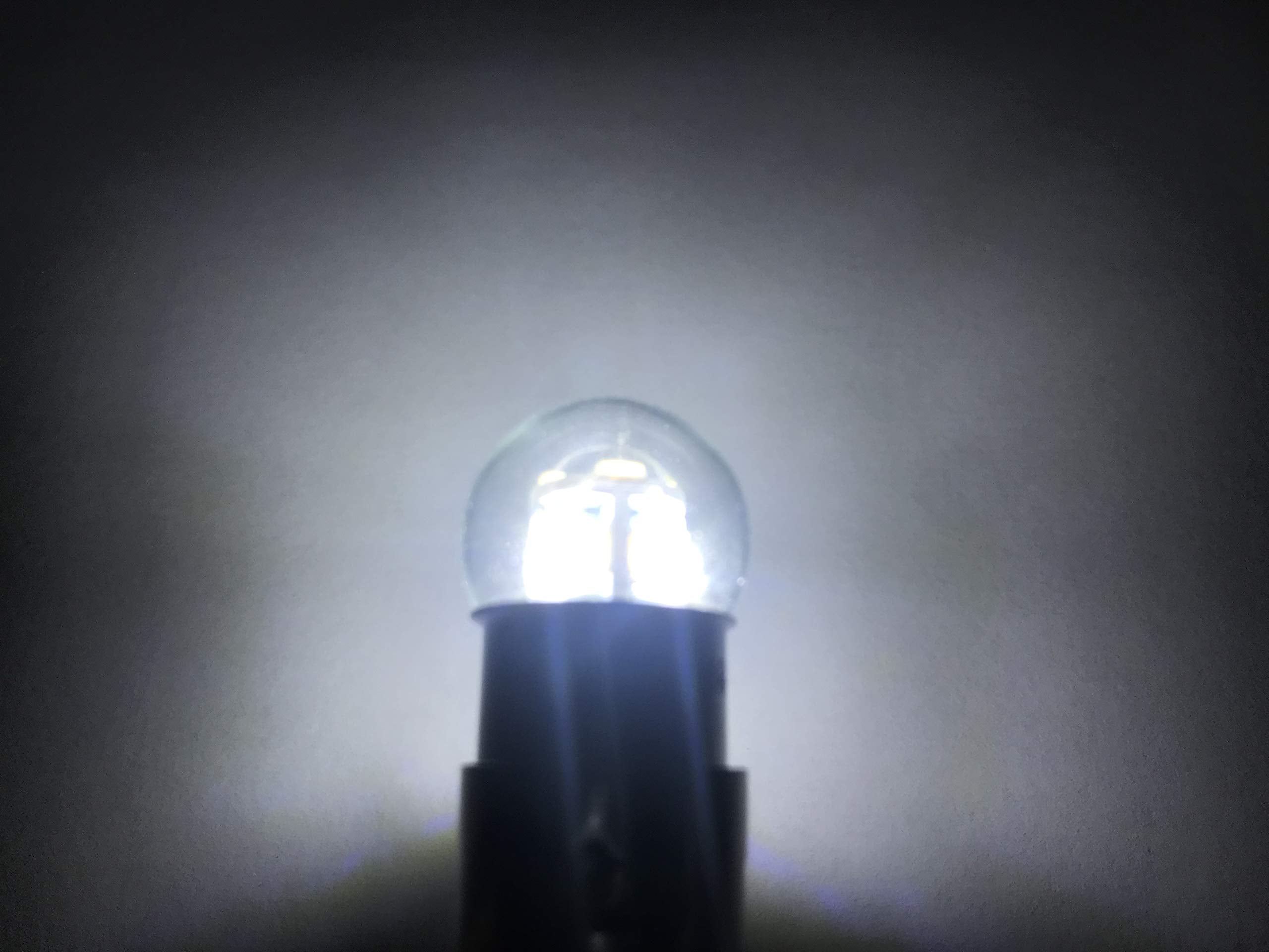 Aero-Lites Miniature LED Bulb Replacement BA15S | 12/28 Volt AC/DC | Bright White | 1-Pack