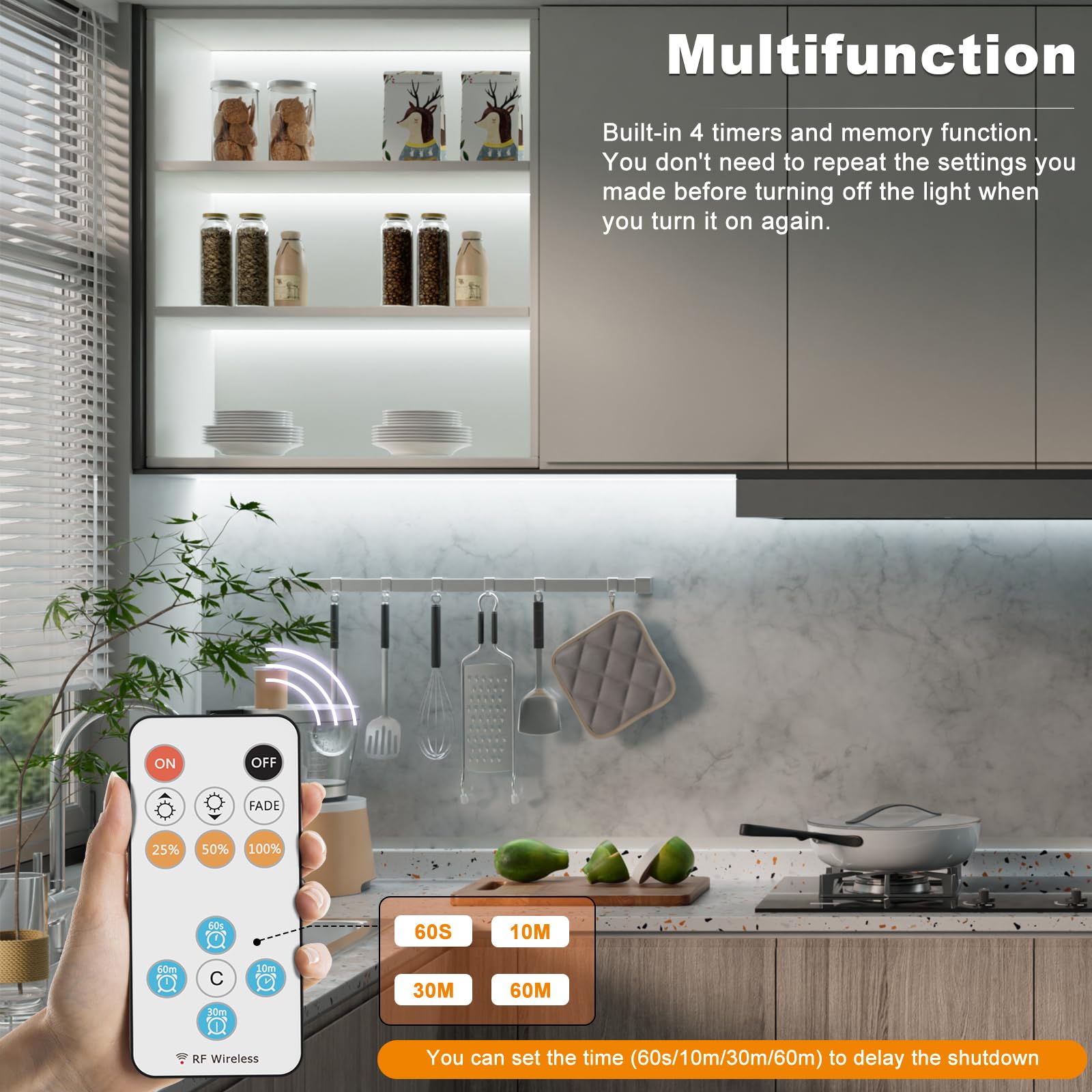 Pautix Cob Led Strip Light 16.4Ft/5M 2400Leds White 6000K,Cri93+ Super Bright High Lumen,Dimmable 24V Flexible Led Tape Light Wi