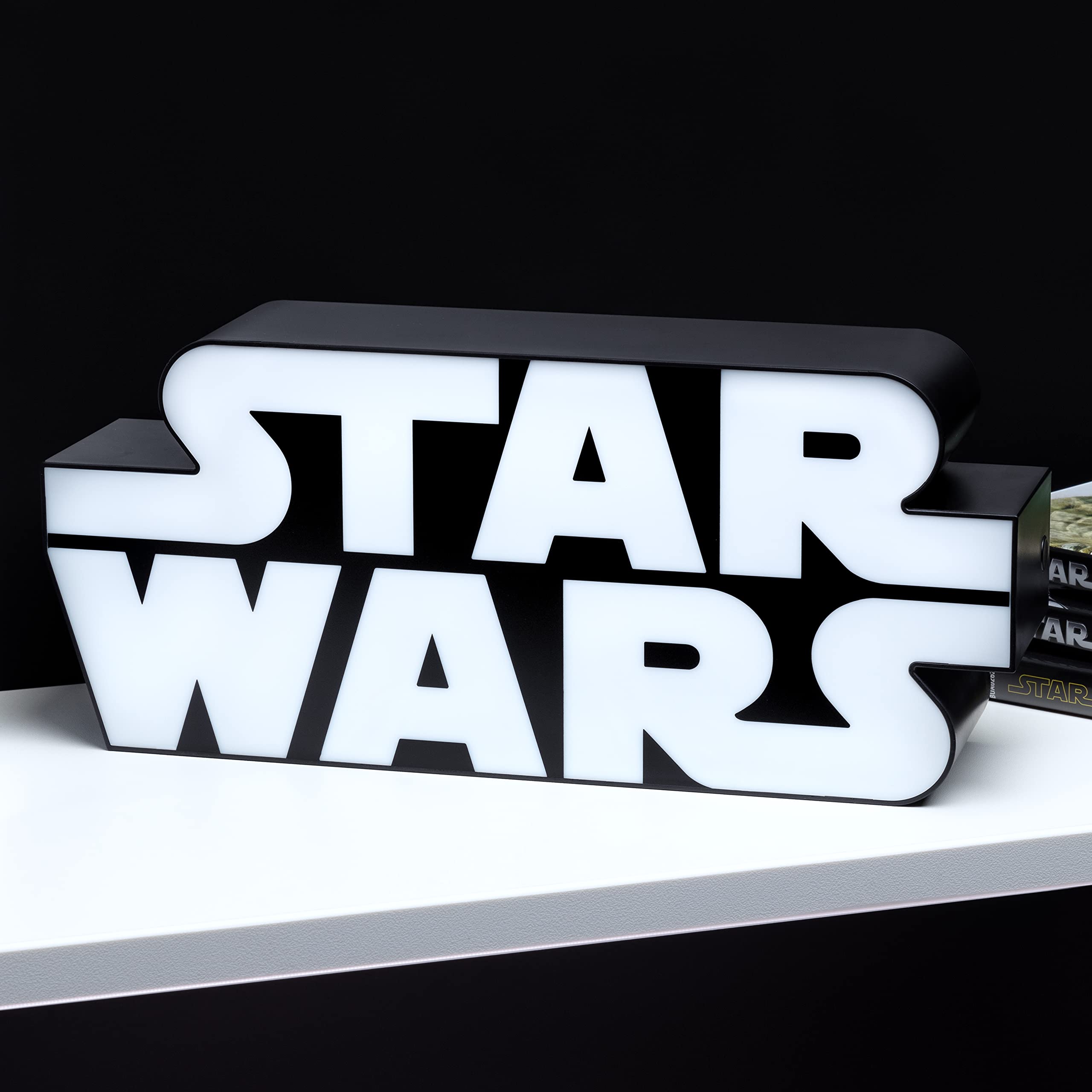Paladone Star Wars Logo Light, Wall Mountable and Freestanding, Officially Licensed Merchandise