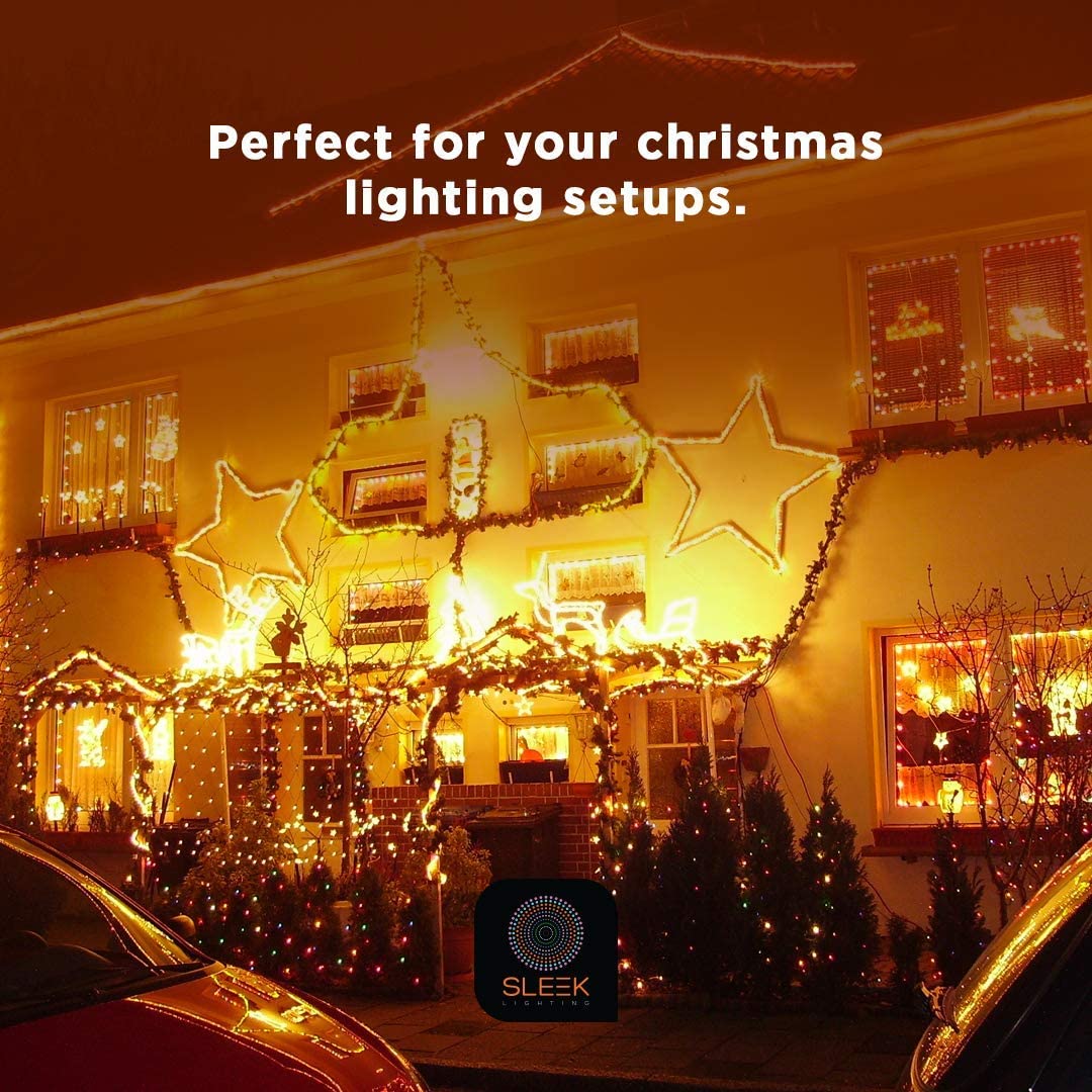 SLEEKLIGHTING 5 Watt E12 LED Filament Candelabra Yellow Light Bulb, (60W Incandescent Replacement) Chandelier Torpedo Tip, Clear