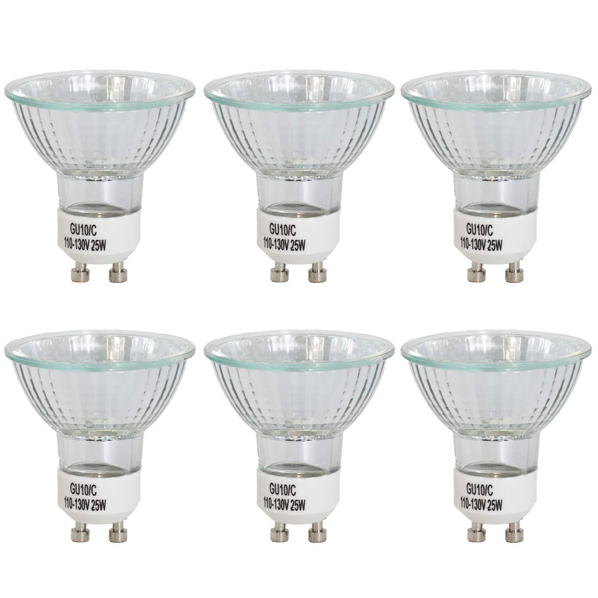 Serbion Light Bulbs For Candle Lamp - 25 Watt Light Bulbs - Gu10 Halogen For Candle Warmer Wax Melter- Dimmable Light - Warm Whi