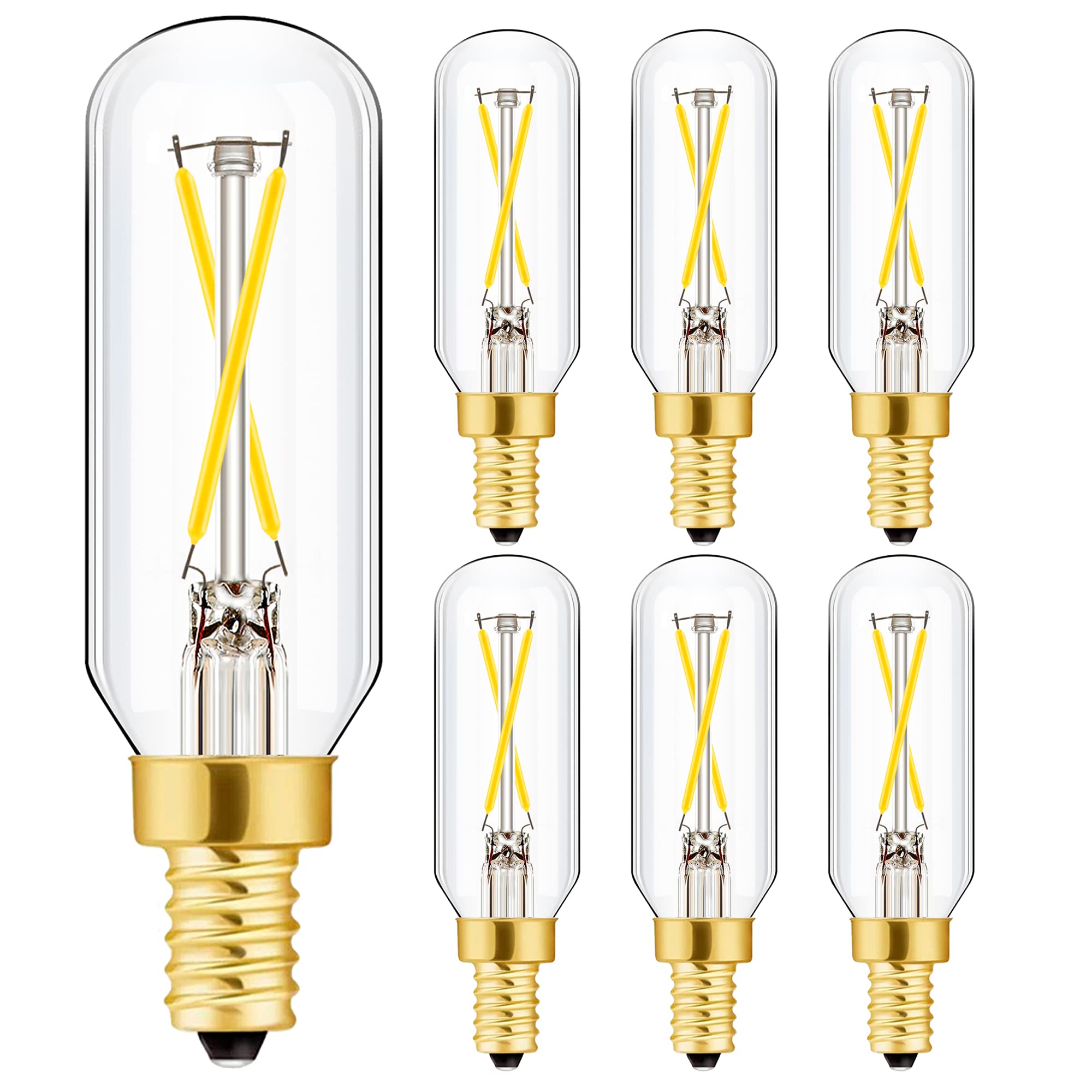 E12 Led Bulb Dimmable 2W Equal 25 Watt Light Bulb Daylight 4000K T6 T6.5 E12 Candelabra Bulb 25 Watt For Chandeliers,Ceiling Fan
