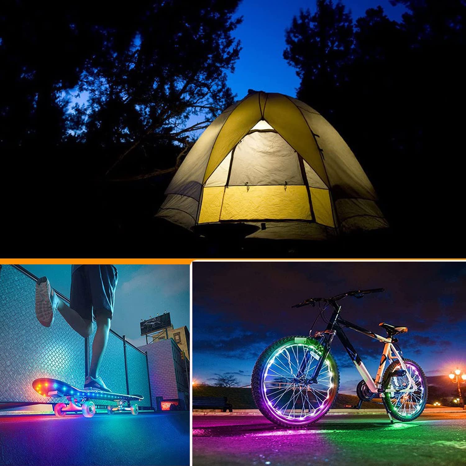 Dervacle Battery Powered Led Strip Lights, 5050 6M/20Ft, Flexible Color Changing Rgb Led Light Strip, 180 Leds 5V Battery-Powered With Controller