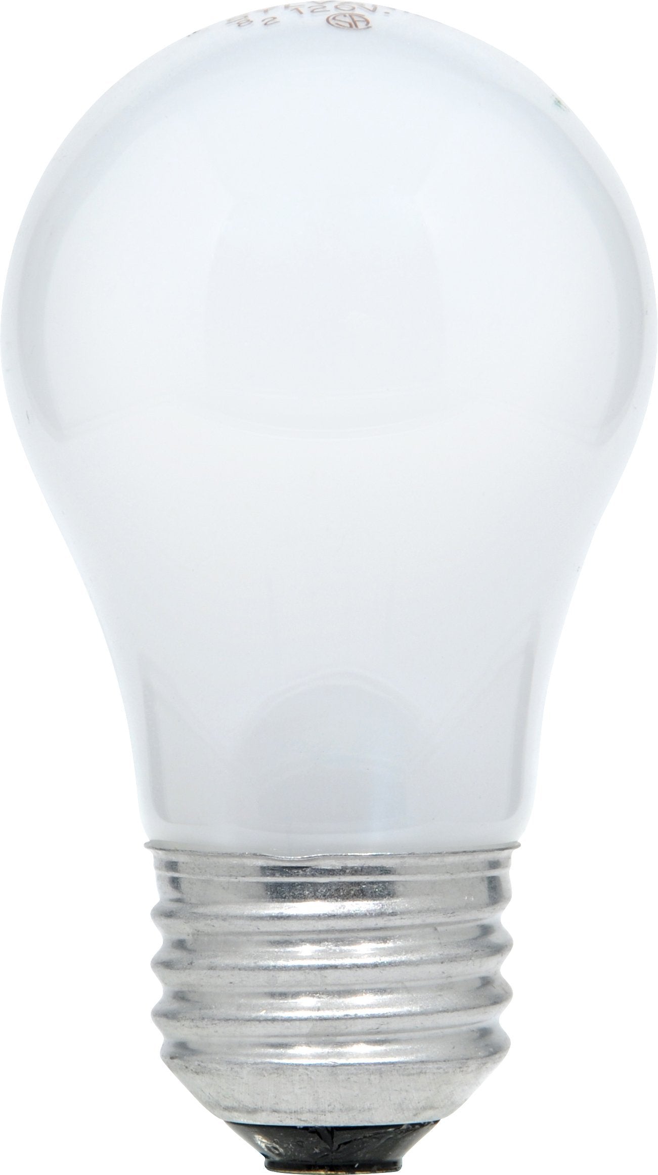 SYLVANIA A15 Incandescent Bulb, 15W, Medium Base, 2 Count, White, Model 1147