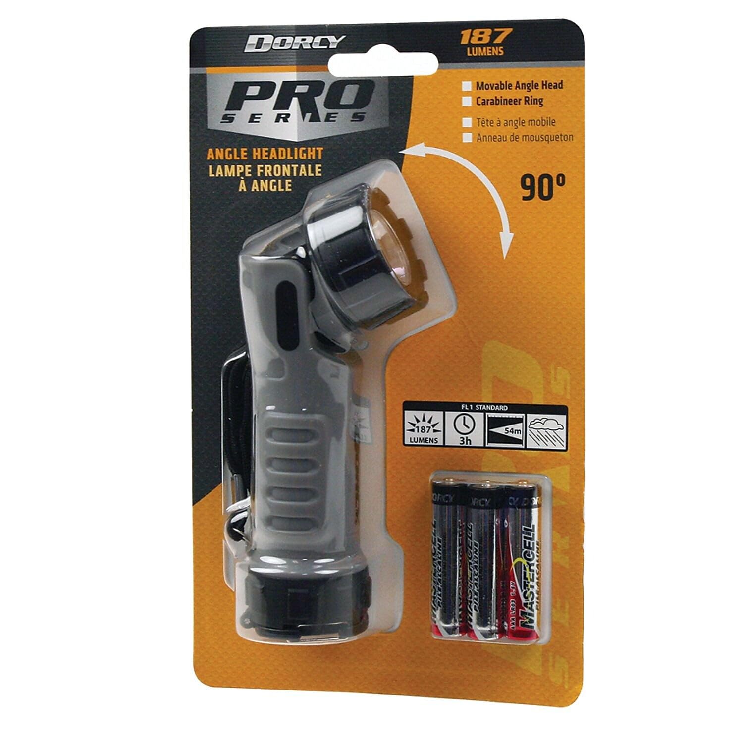 Dorcy International 187 Lumen Mini Swivel Head Flashlight 41-2392