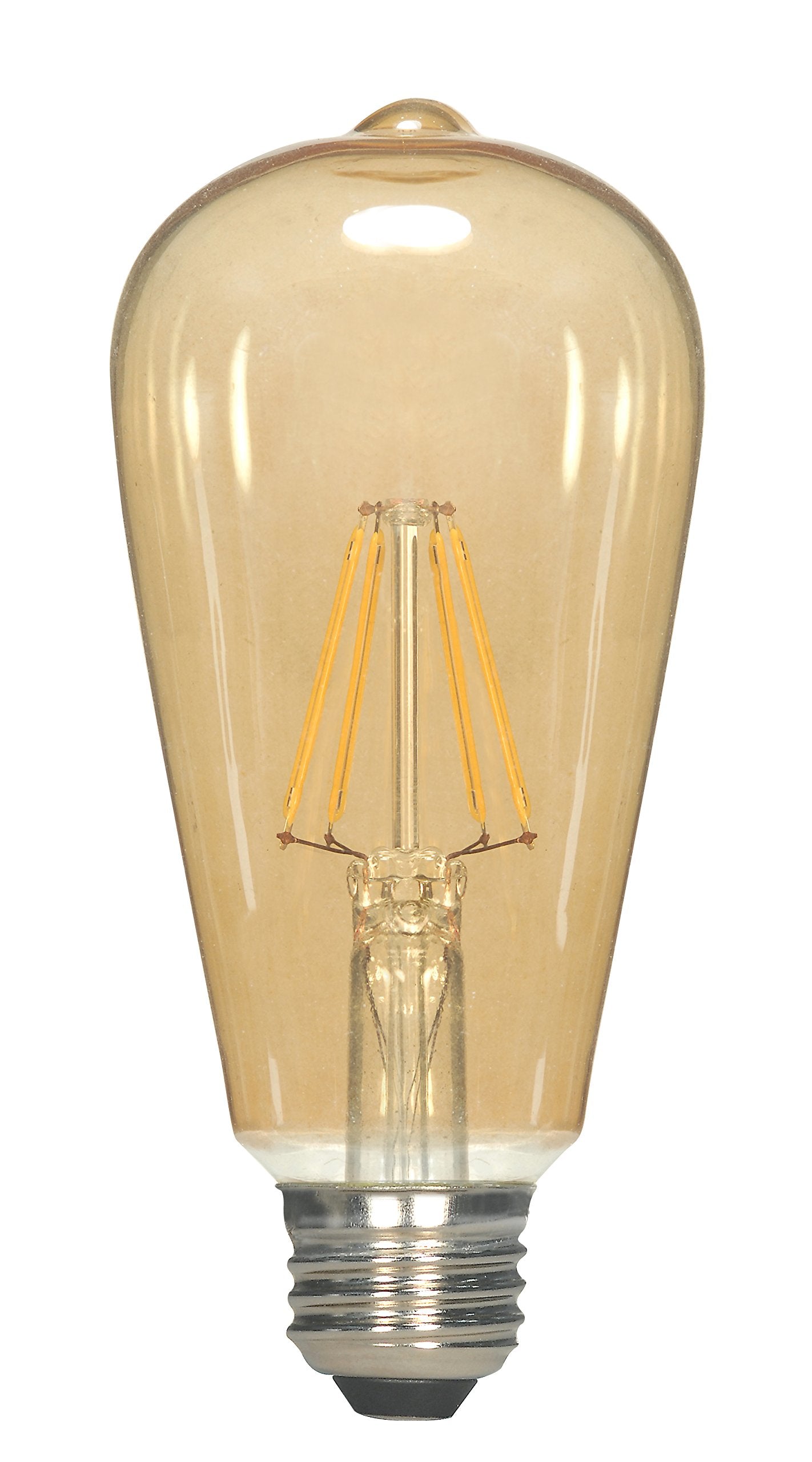 Satco S9578 Medium Bulb In Light Finish, 5.38 Inches, 400Lm/Meduim Base, Specialty St19-Shape
