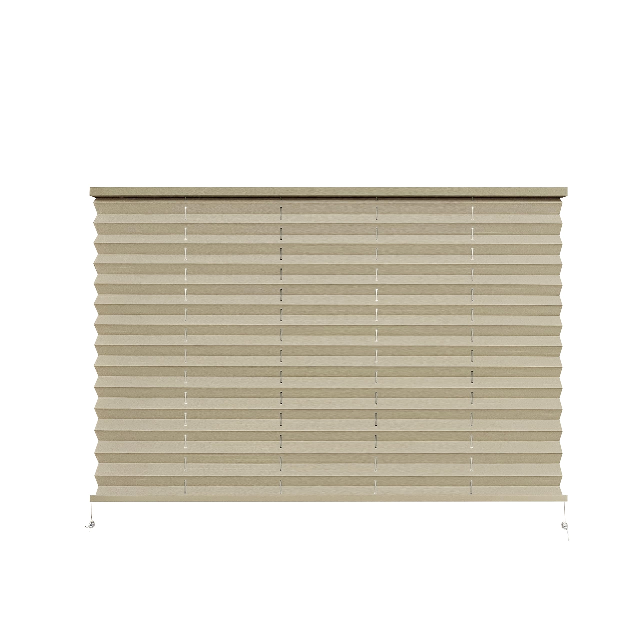 Dulepax Rv Blinds, Pleated Shades, 50'' W X 38'' L Cappuccino, Uv Protection, Rv/Camper Window Shades