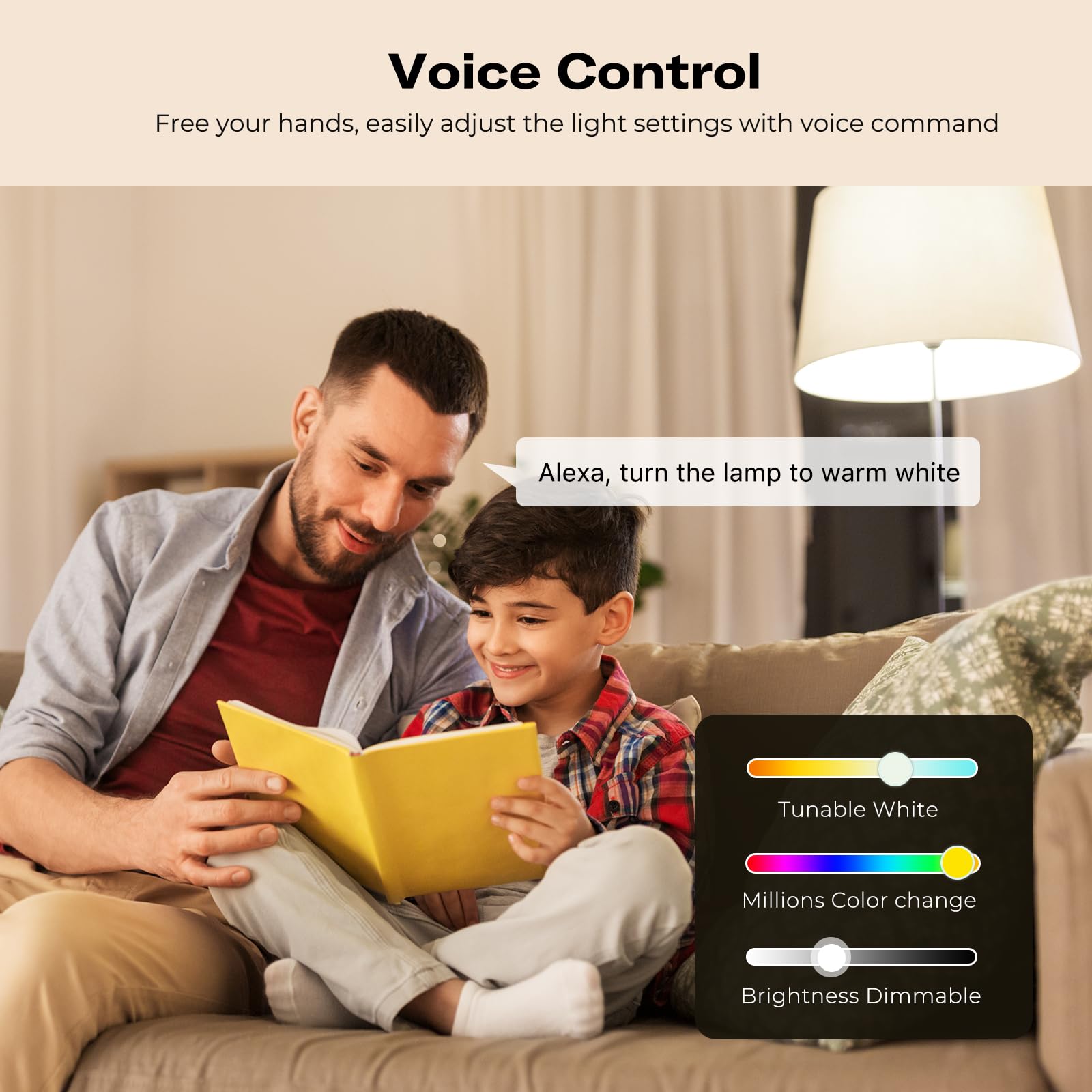 THIRDREALITY Zigbee Smart Color Bulb 4 Pack, A19 RGBCW, 2700K-6500K, 800 Lumens, Compatible with Smart Home Devices