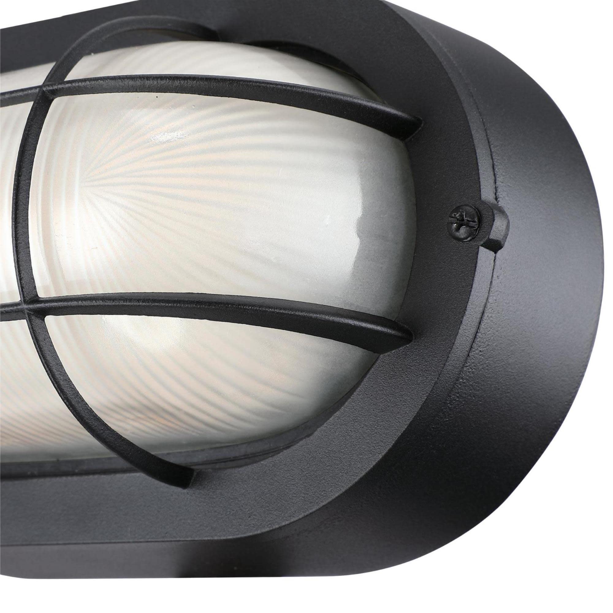 Westinghouse 6113600 Traditional One-Light Dimmable Led Outdoor Wall Light, Textured White Finish, White Glass
