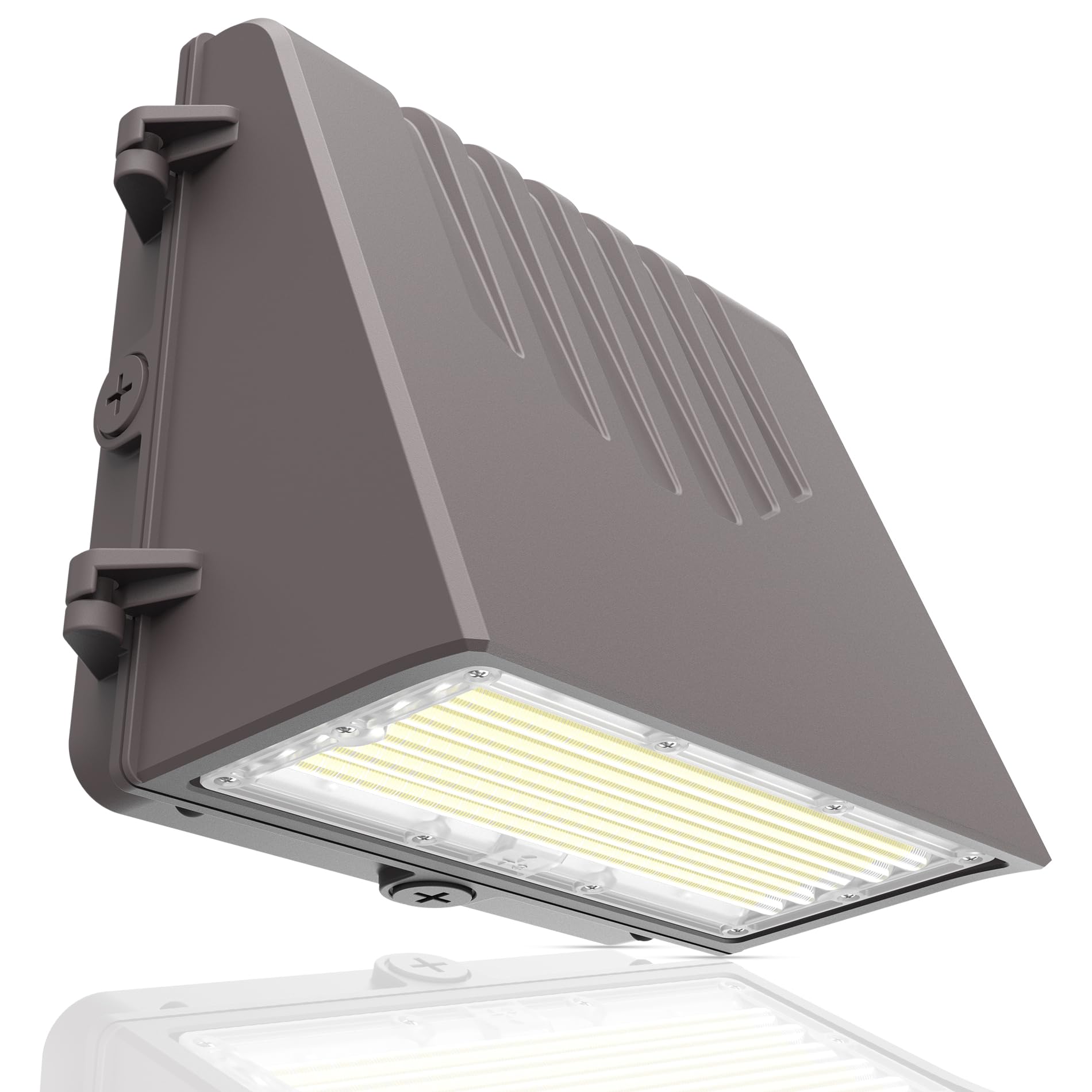 Full Cut Off Led Wall Pack Light, Adjustable Power (60W/90W/100W/120W) & Cct (3000K/4000K/5000K), Optional Photocell Sensor, Ul