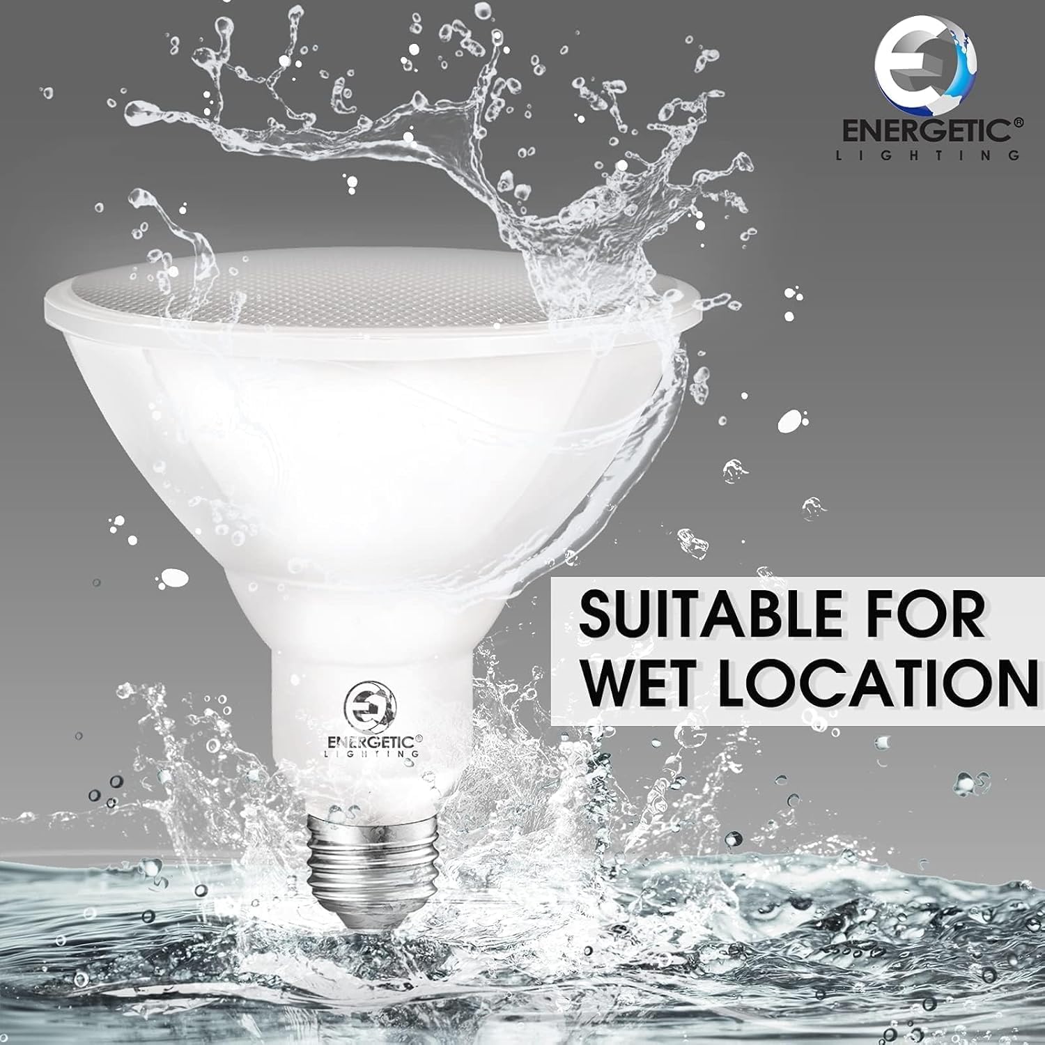 Energetic Led Par38 Outdoor Flood Light Bulb Home Residential Patio Driveway Light, Par38 Led Bulb, 4000K Cool White Dimmable, 1