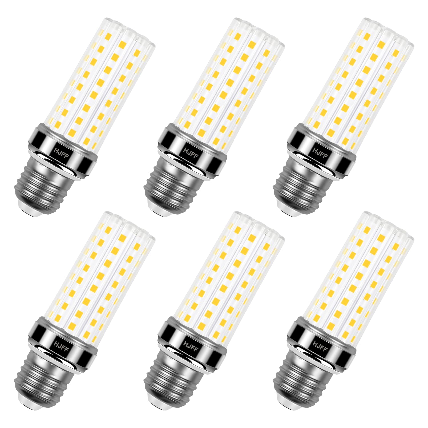 6Pcs Led Light Bulb 2500Lumen 200W Equivalent Super Bright 3000K Warm Daylight White 20W Led Bulbs Waterproof E26/E27 Medium Bas