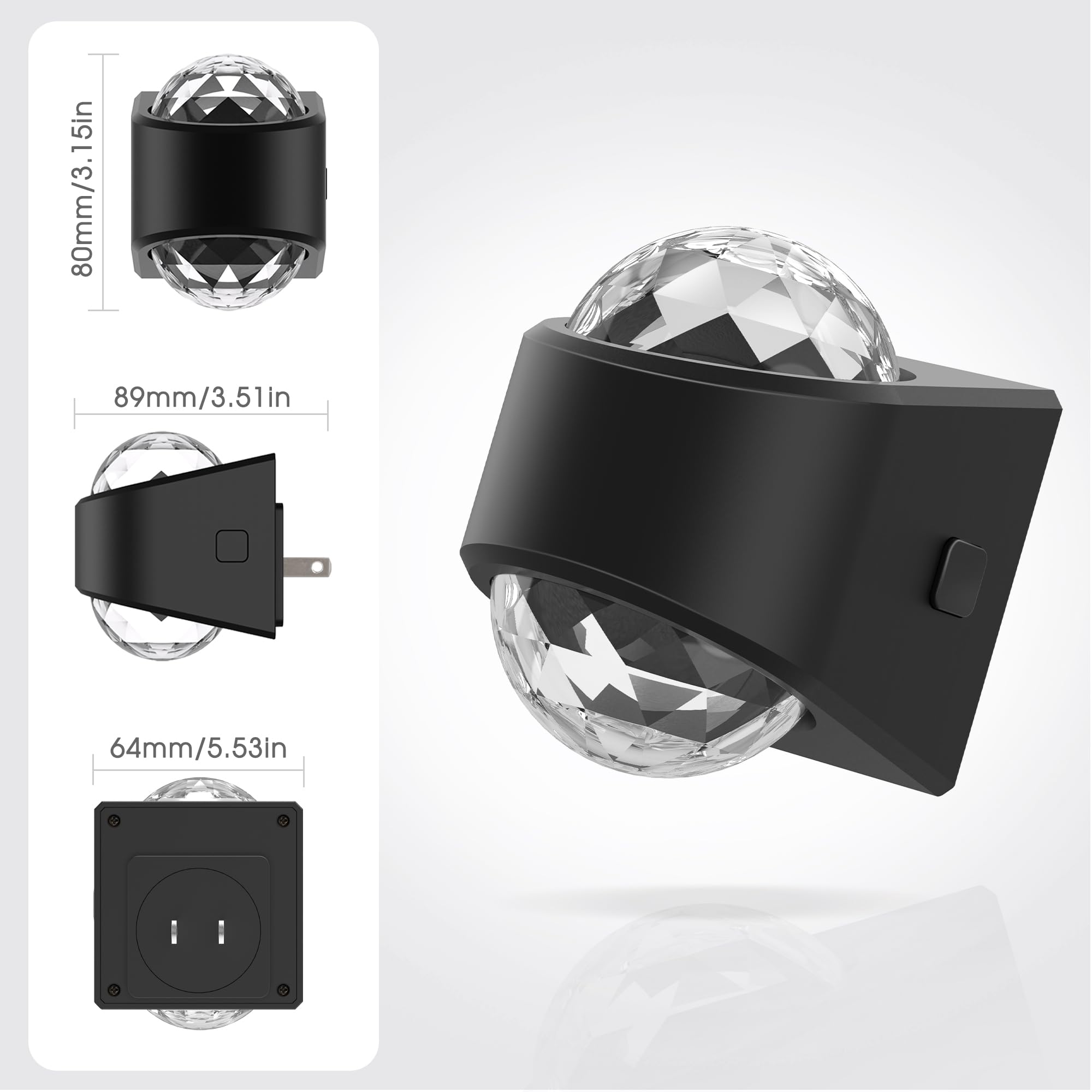 Night Lights Plug Into Wall  Star Projector For Bedroom [2 Pack] Night Light Projector For Kids  9-Color Rgb Galaxy Nightlight With Dusk To Dawn Sensor For Bathroom  Home Gaming Room Decor Gifts
