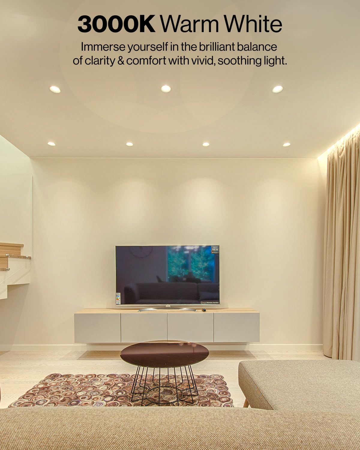 Sunco 10 Pack Retrofit Led Recessed Lighting 4 Inch, 3000K Warm White, Dimmable Can Lights, Baffle Trim, 11W=60W, 660 Lm, Damp Rated - Etl